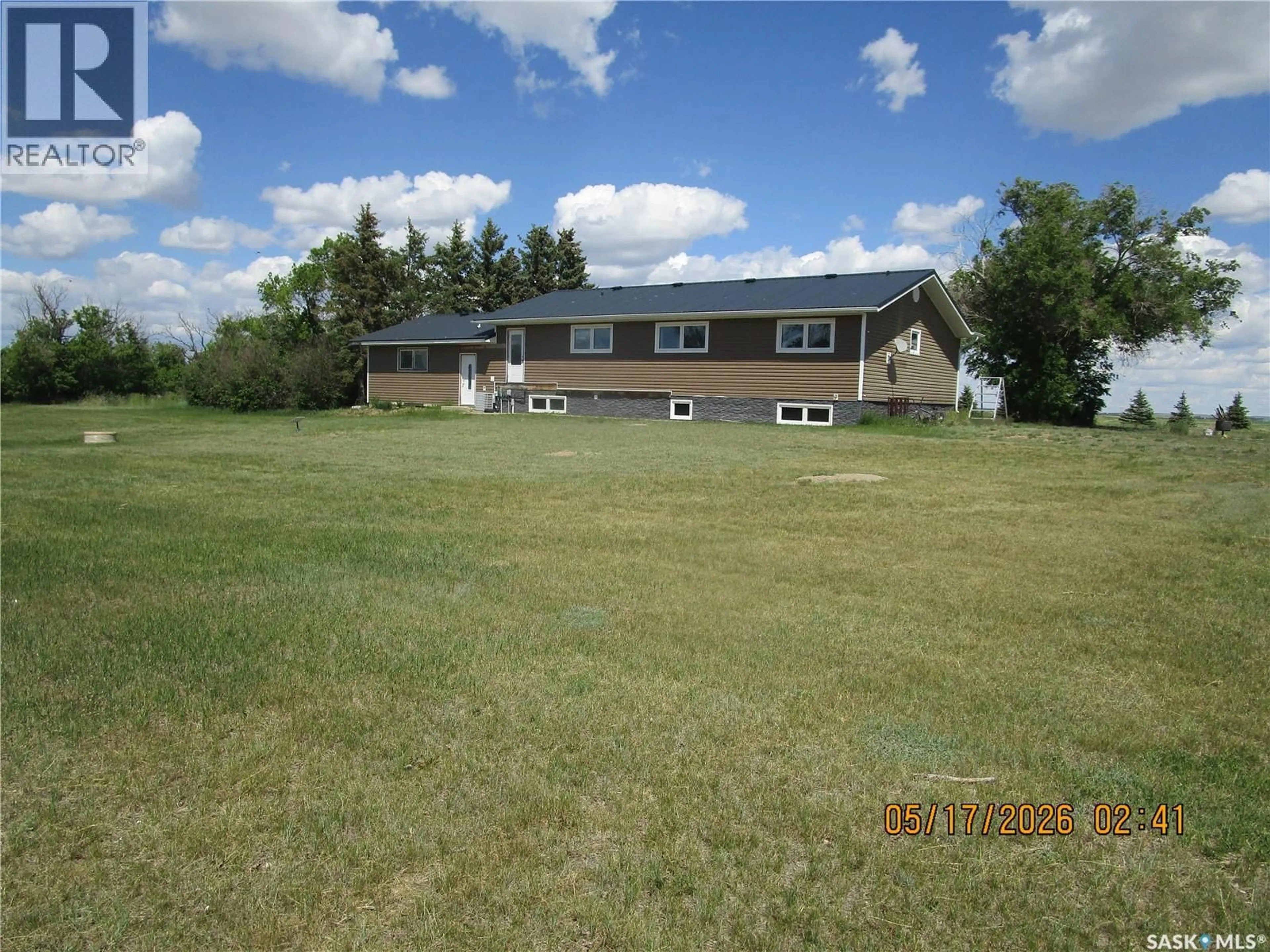 A pic from outside/outdoor area/front of a property/back of a property/a pic from drone, unknown for MONTEYNE ACREAGE, Poplar Valley Rm No. 12 Saskatchewan S0H0Z0