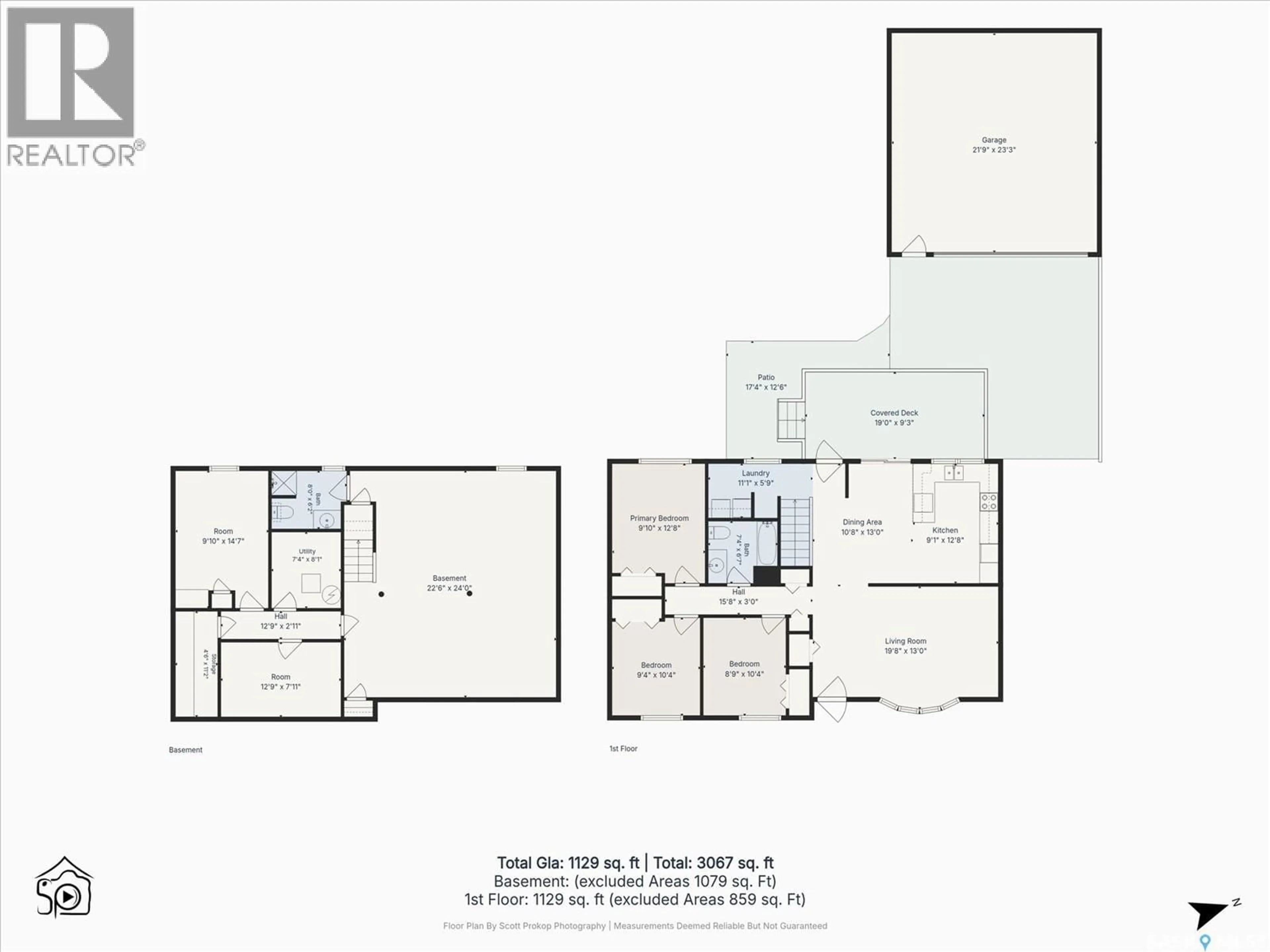 Floor plan for 1218 MOSS AVENUE, Saskatoon Saskatchewan S7H5A6