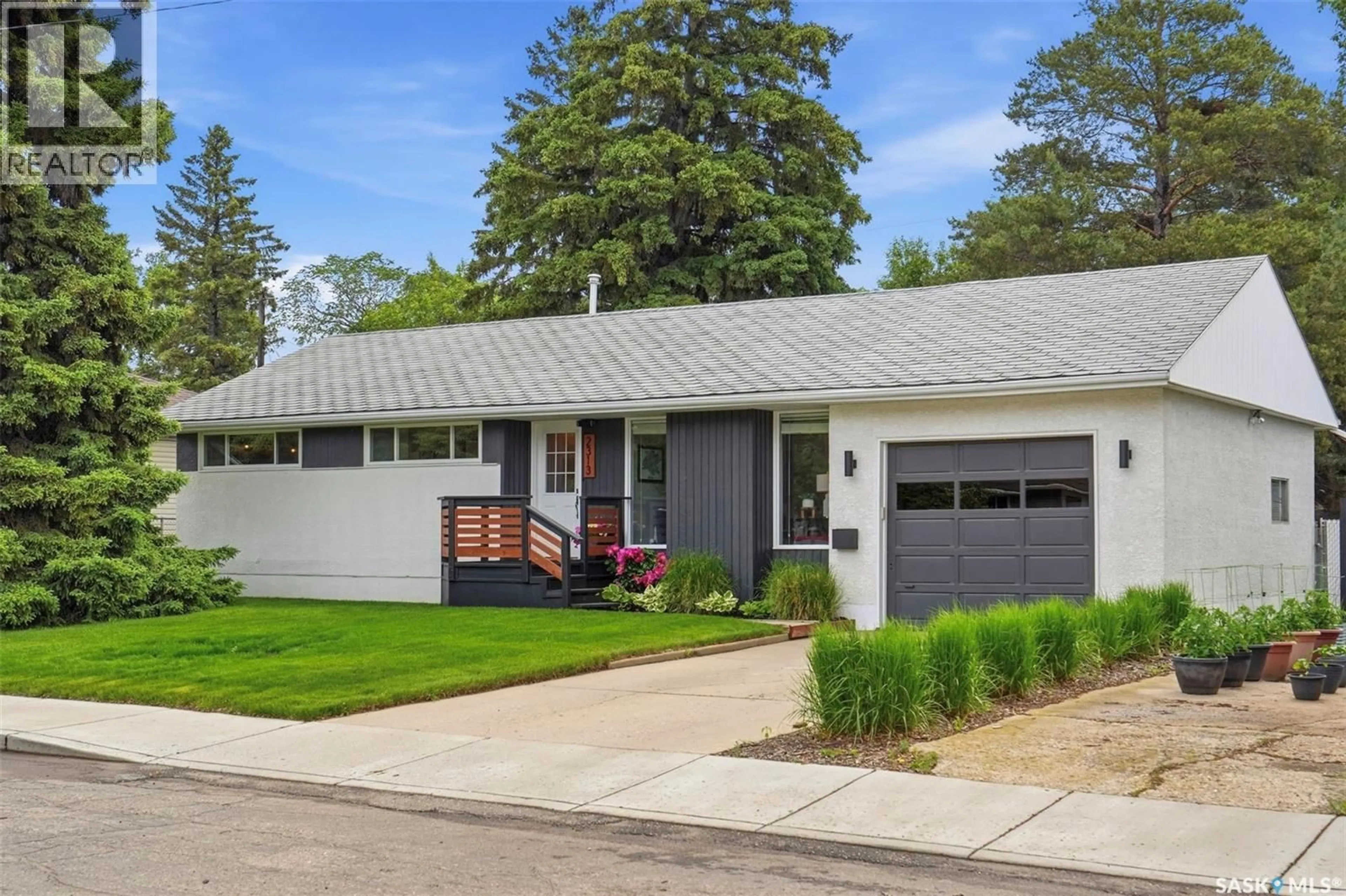 Home with vinyl exterior material, street for 2313 DUFFERIN AVENUE, Saskatoon Saskatchewan S7J1C1
