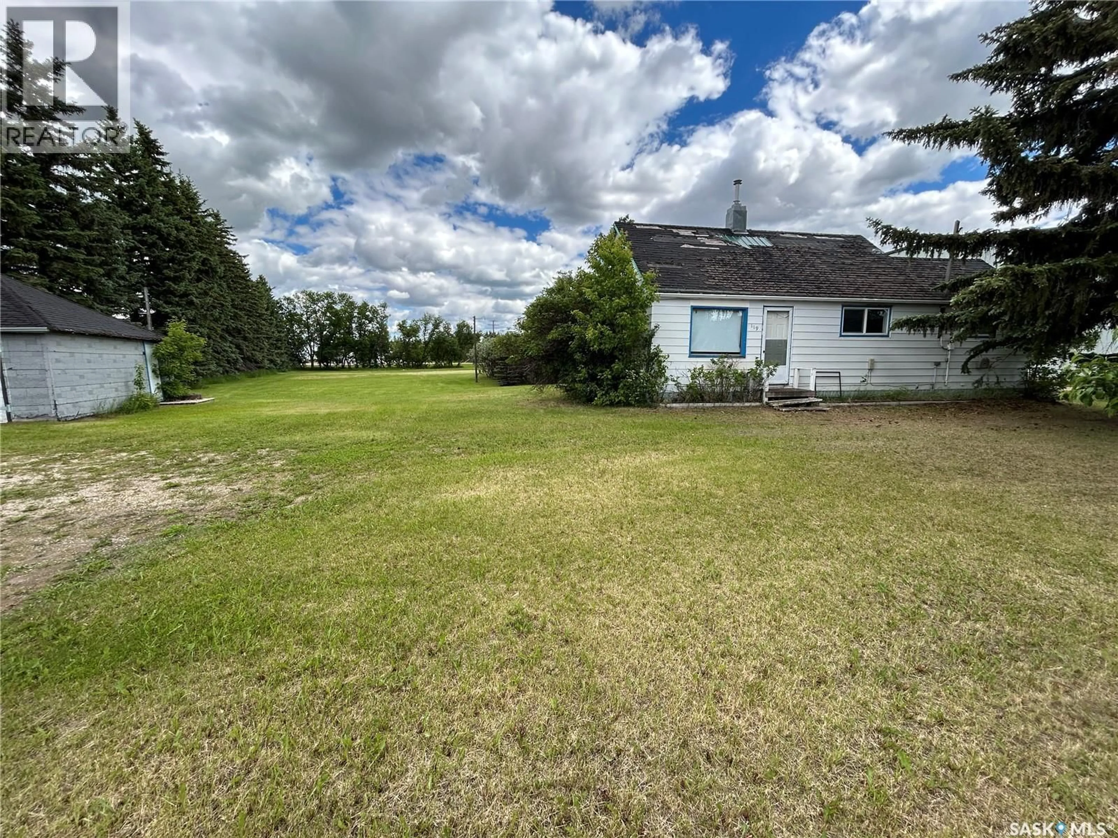 A pic from outside/outdoor area/front of a property/back of a property/a pic from drone, unknown for 119 MAIN STREET, Lanigan Saskatchewan S0K2M0