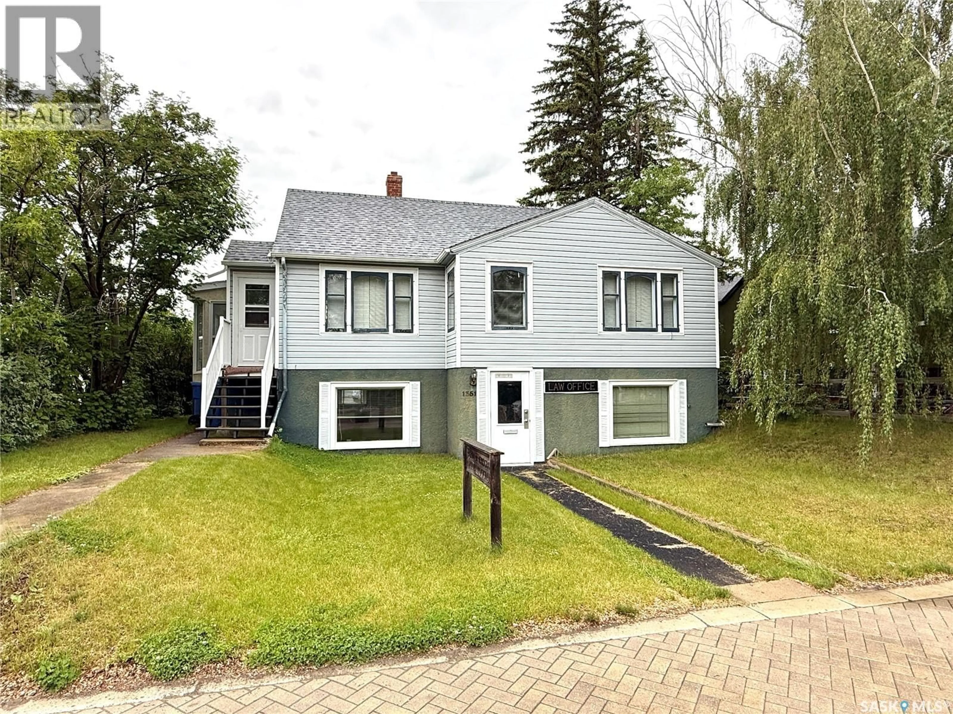 A pic from outside/outdoor area/front of a property/back of a property/a pic from drone, street for 1351 101ST STREET, North Battleford Saskatchewan S9A0Z9