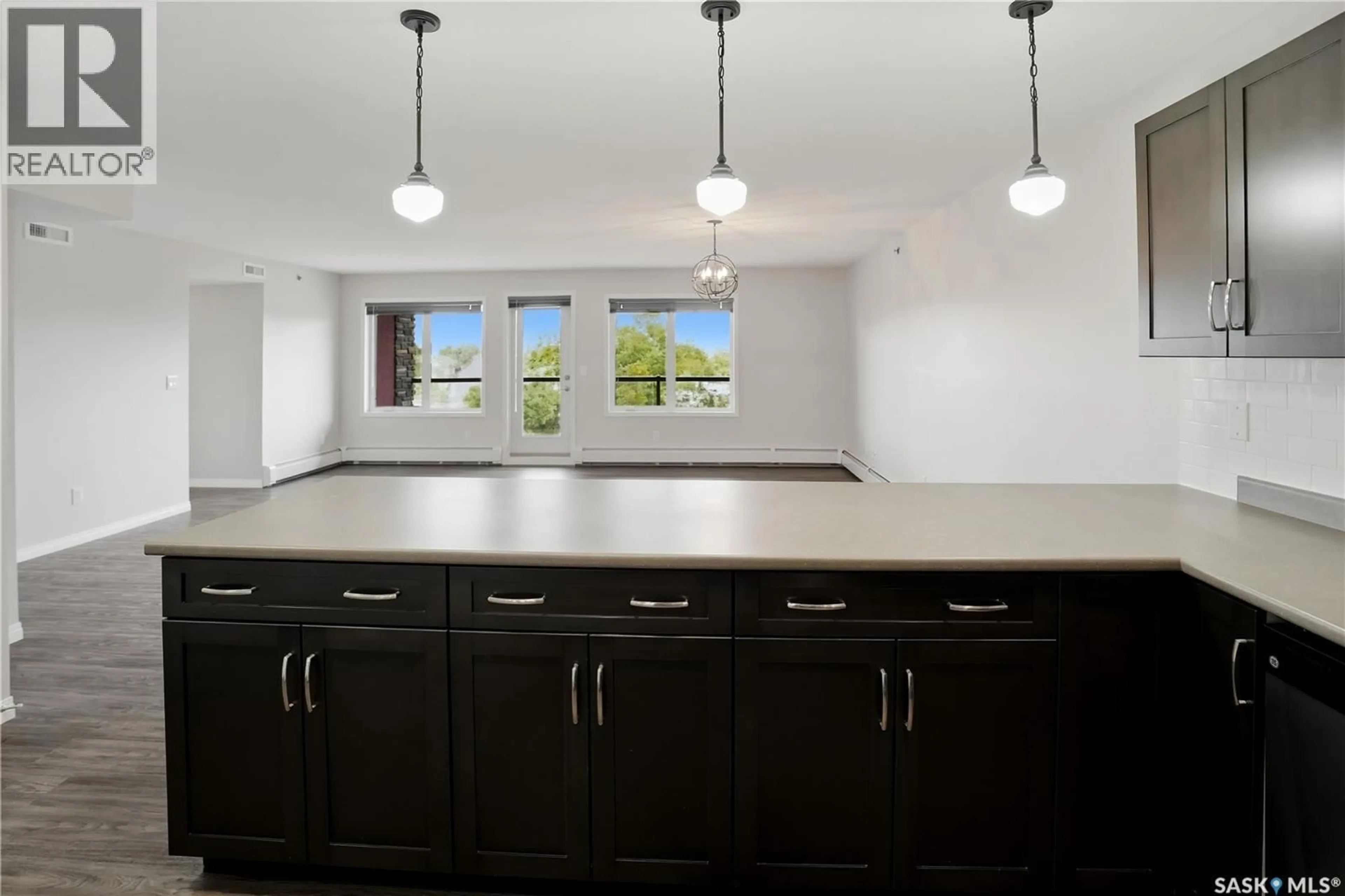 Open concept kitchen, unknown for 407 2452 KILLDEER DRIVE, North Battleford Saskatchewan S9A3T5