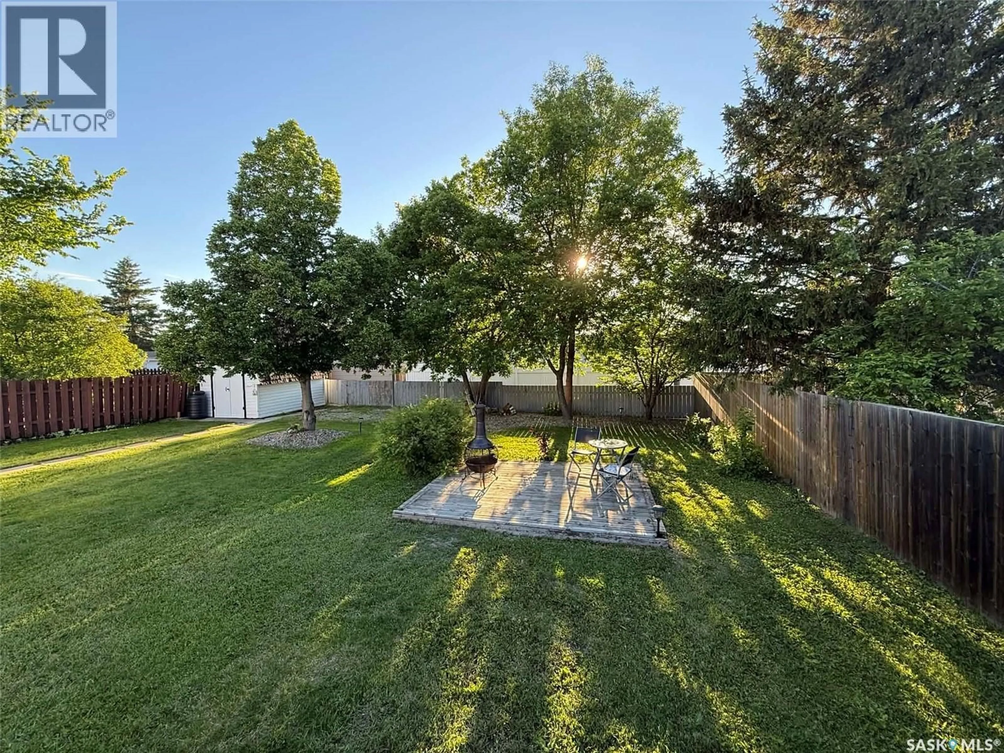 A pic from outside/outdoor area/front of a property/back of a property/a pic from drone, forest/trees view for 276 CIRCLEBROOKE DRIVE, Yorkton Saskatchewan S3N2T1