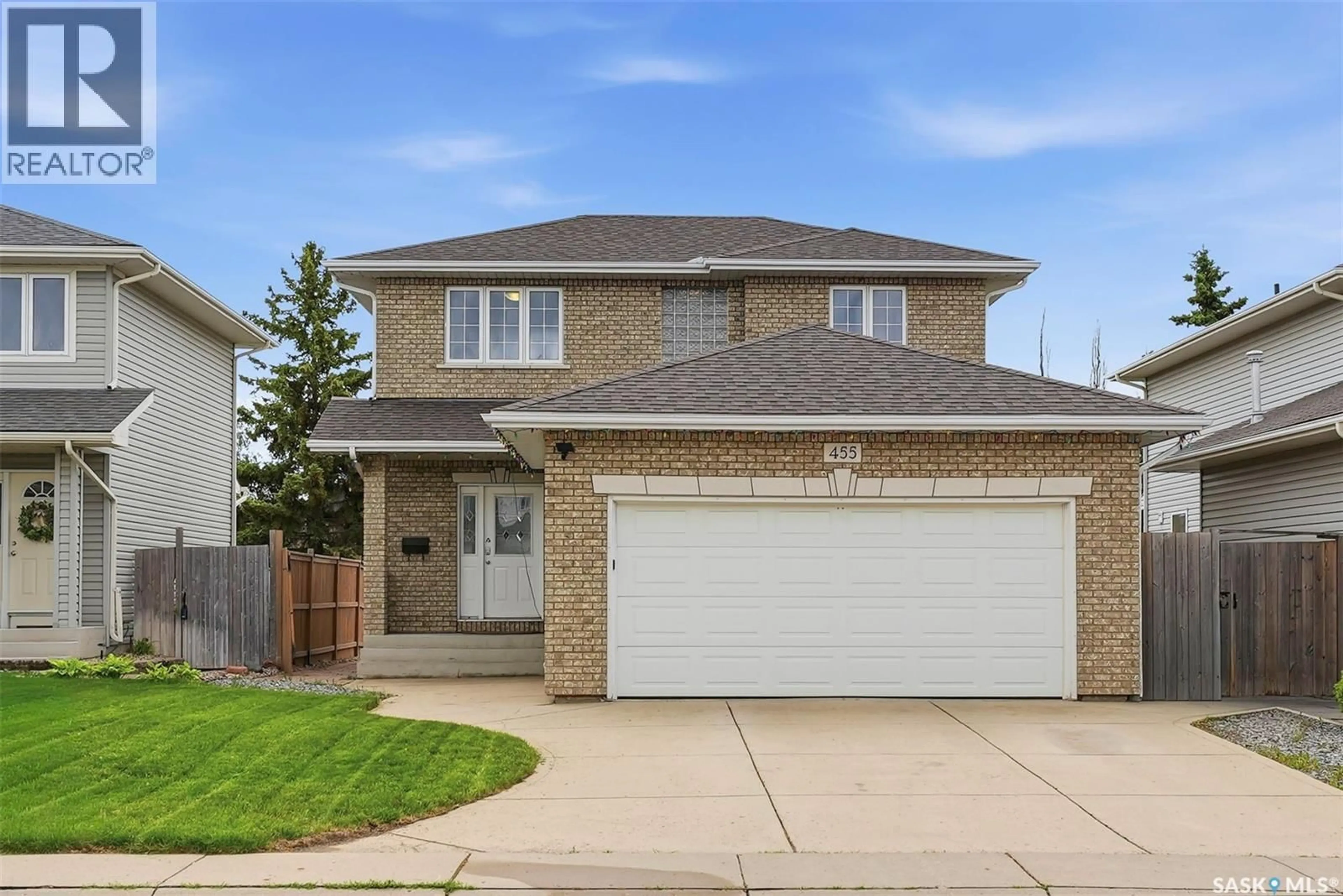 Home with brick exterior material, street for 455 BUCKWOLD COVE, Saskatoon Saskatchewan S7N4W1