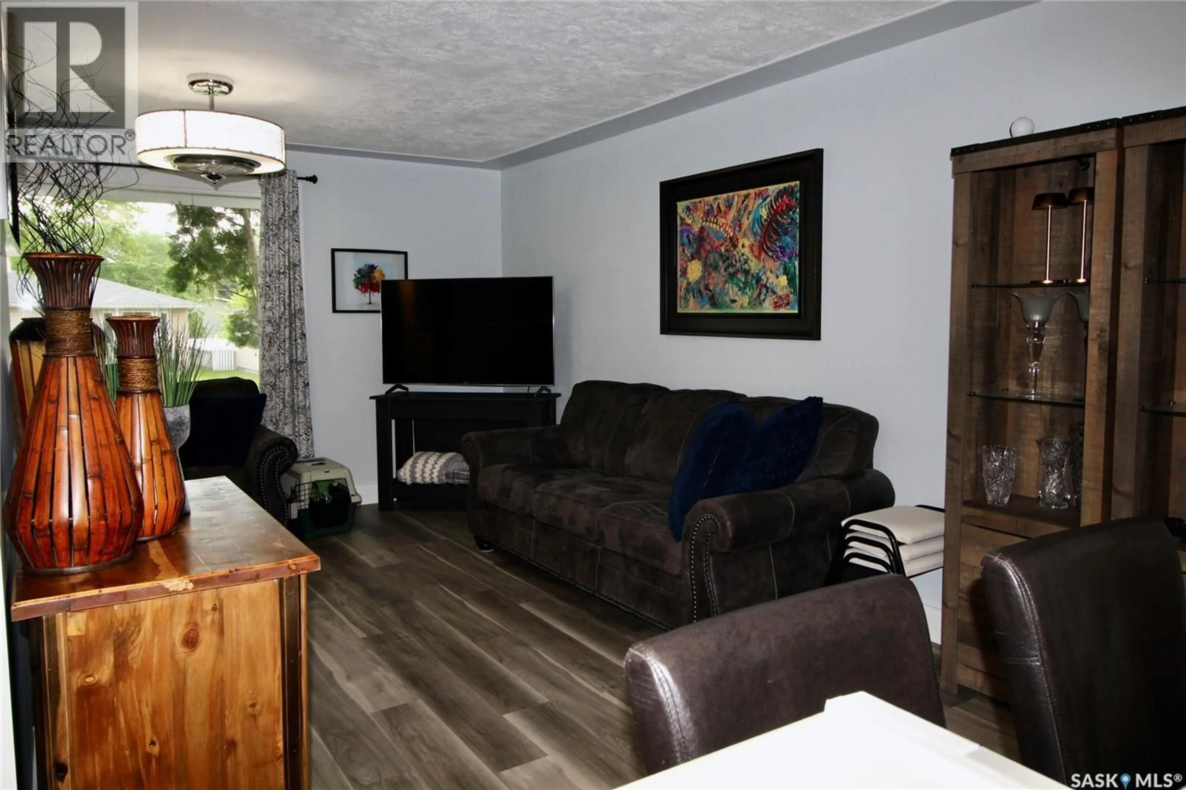 Living room with furniture, unknown for 808 ELLICE STREET, Moosomin Saskatchewan S0G3N0