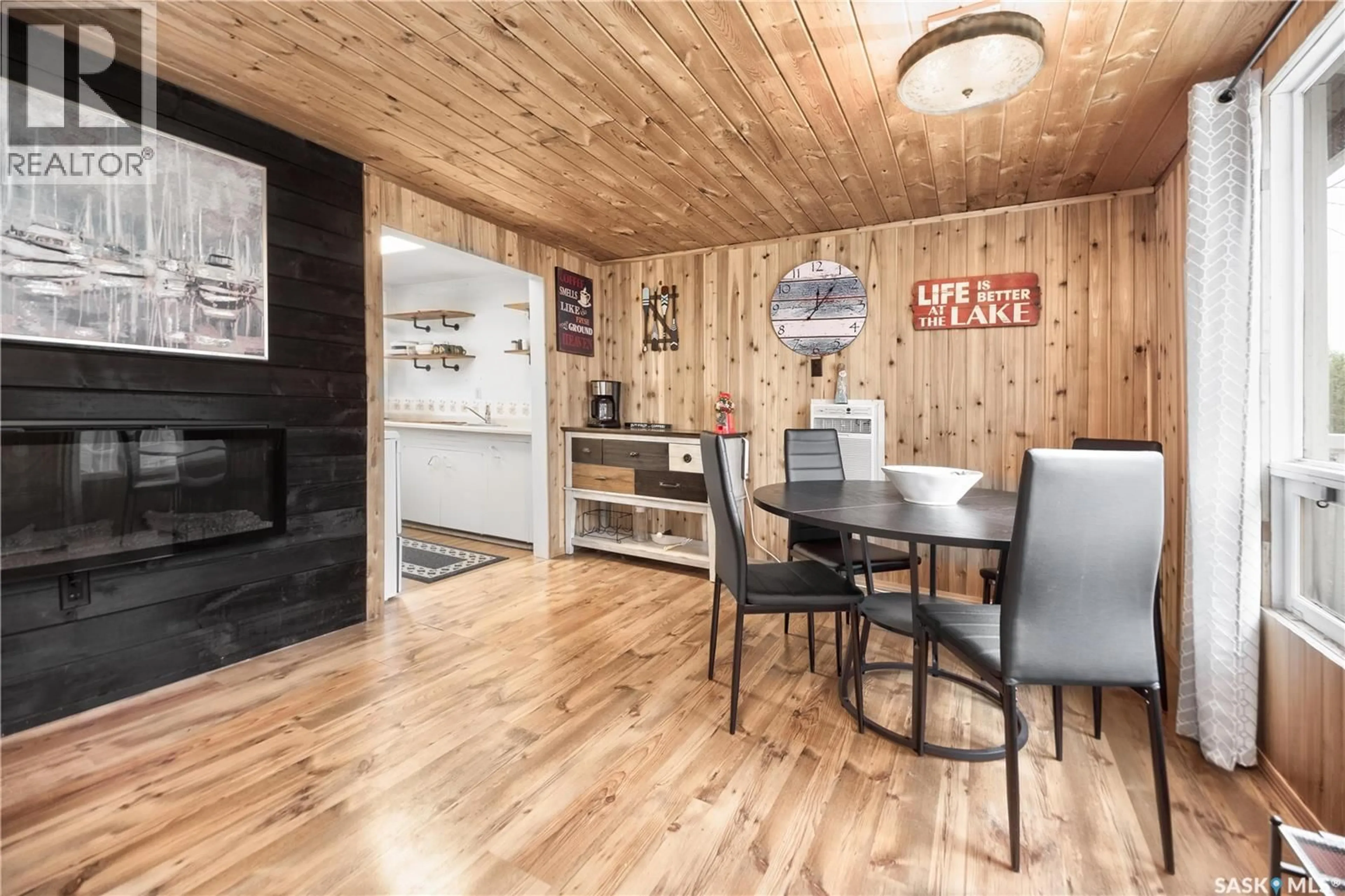 Dining room, wood/laminate floor for 7 8TH STREET, Emma Lake Saskatchewan S0J0N0