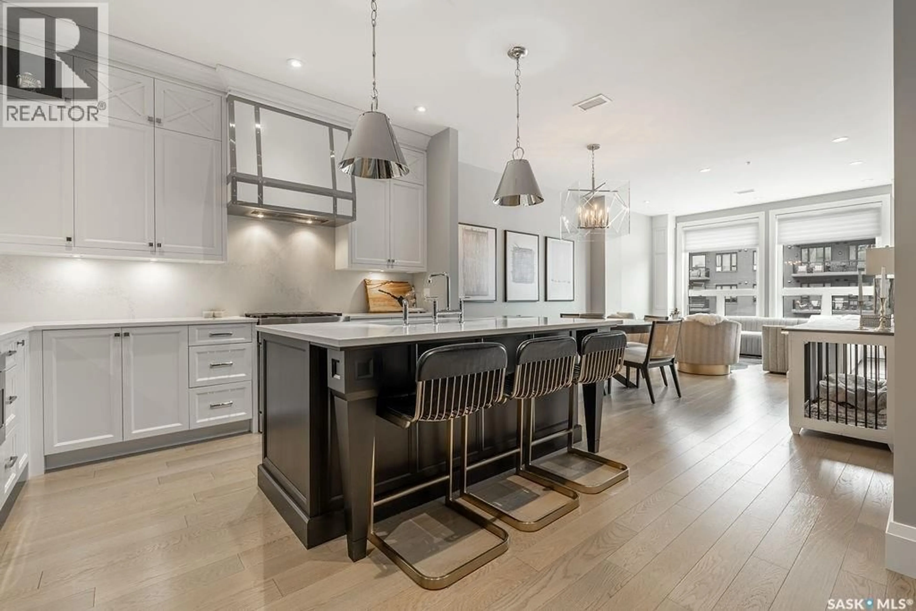 Open concept kitchen, unknown for 404 - 107 CARTWRIGHT STREET, Saskatoon Saskatchewan S7T0W6