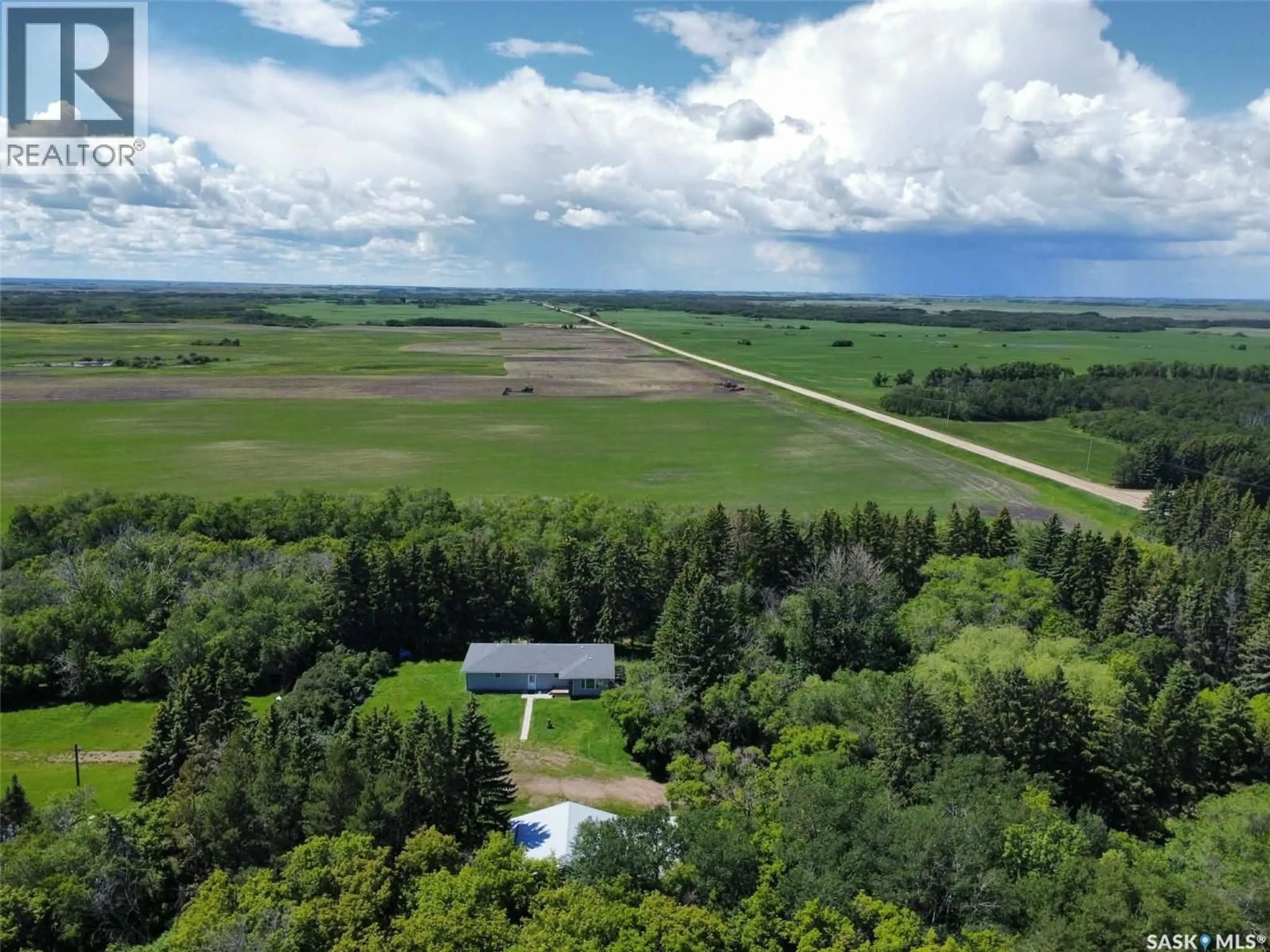 A pic from outside/outdoor area/front of a property/back of a property/a pic from drone, mountain view for RUMANCIK ACREAGE, North Qu'Appelle Rm No. 187 Saskatchewan S0G1S0