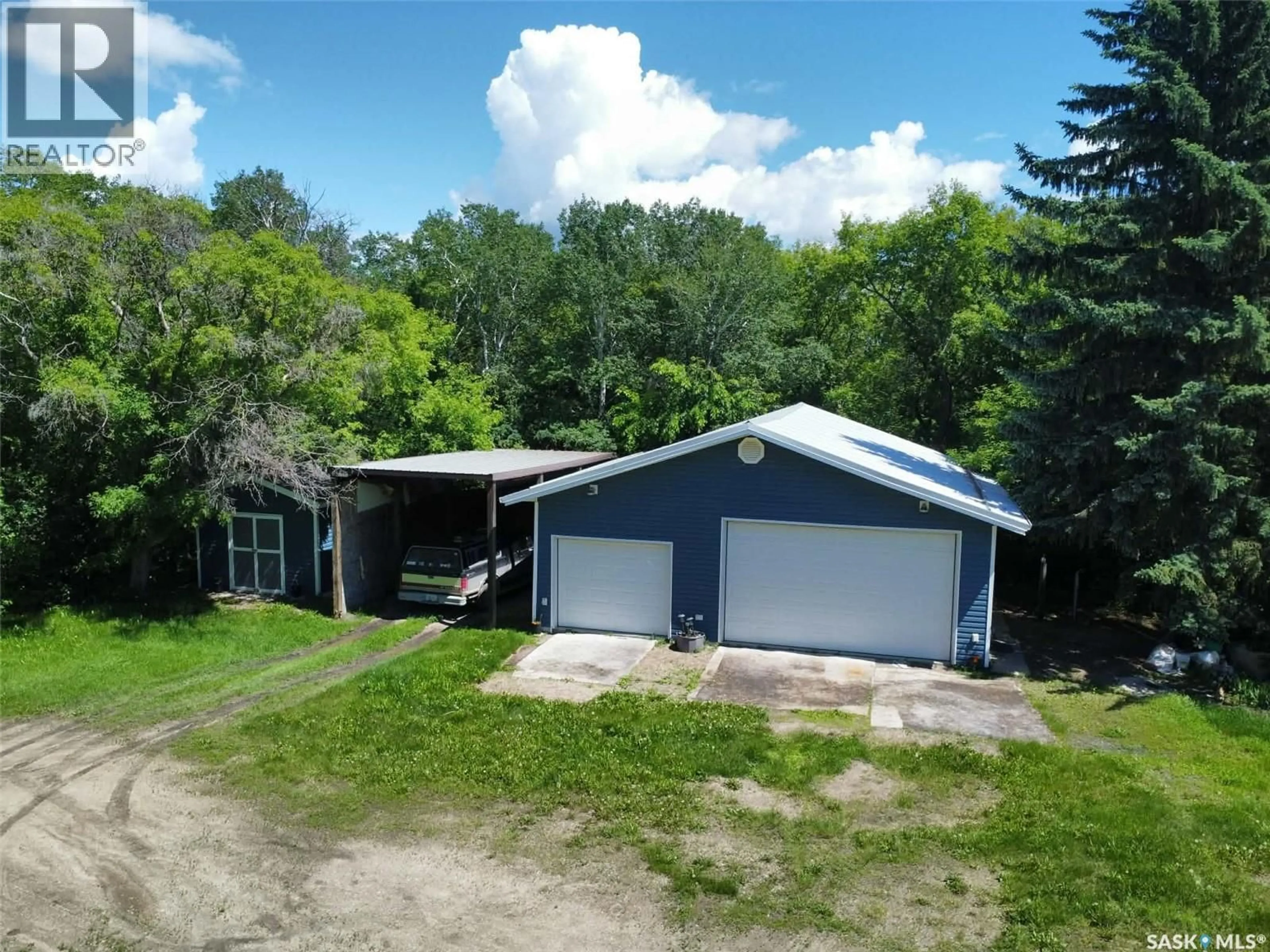 A pic from outside/outdoor area/front of a property/back of a property/a pic from drone, unknown for RUMANCIK ACREAGE, North Qu'Appelle Rm No. 187 Saskatchewan S0G1S0