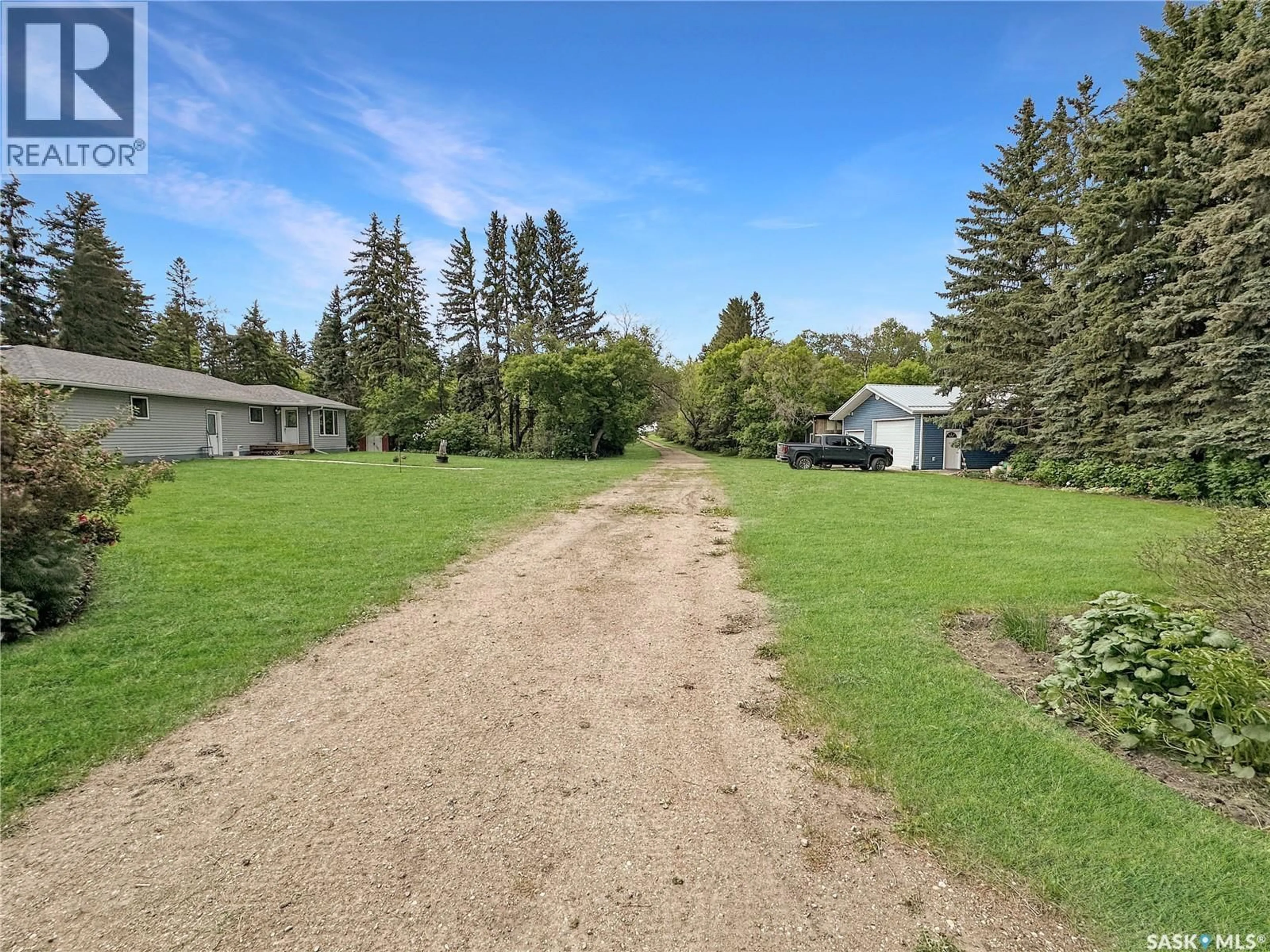 A pic from outside/outdoor area/front of a property/back of a property/a pic from drone, unknown for RUMANCIK ACREAGE, North Qu'Appelle Rm No. 187 Saskatchewan S0G1S0