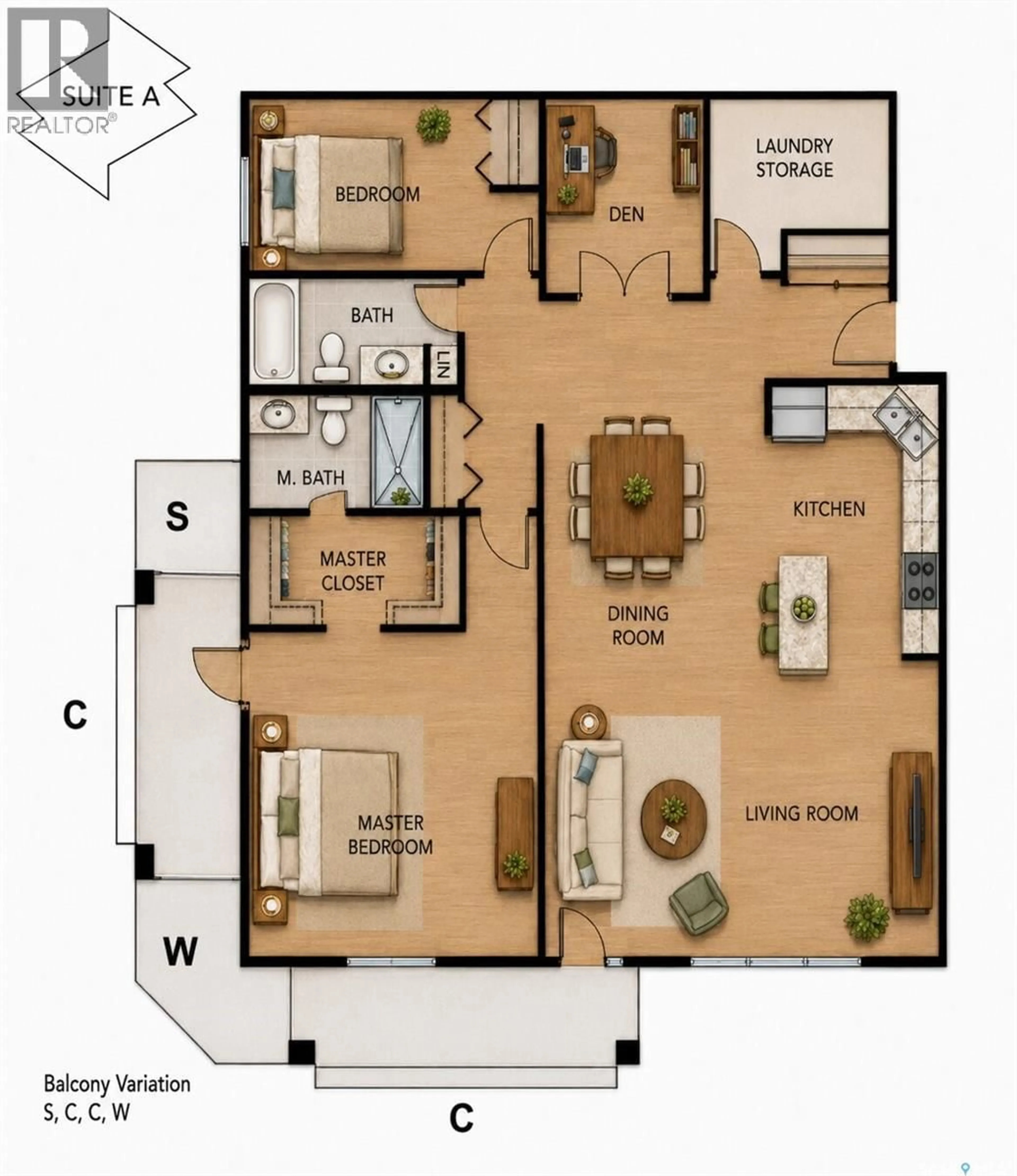 Floor plan for 423 - 113 NELSON ROAD, Saskatoon Saskatchewan S7S1P2