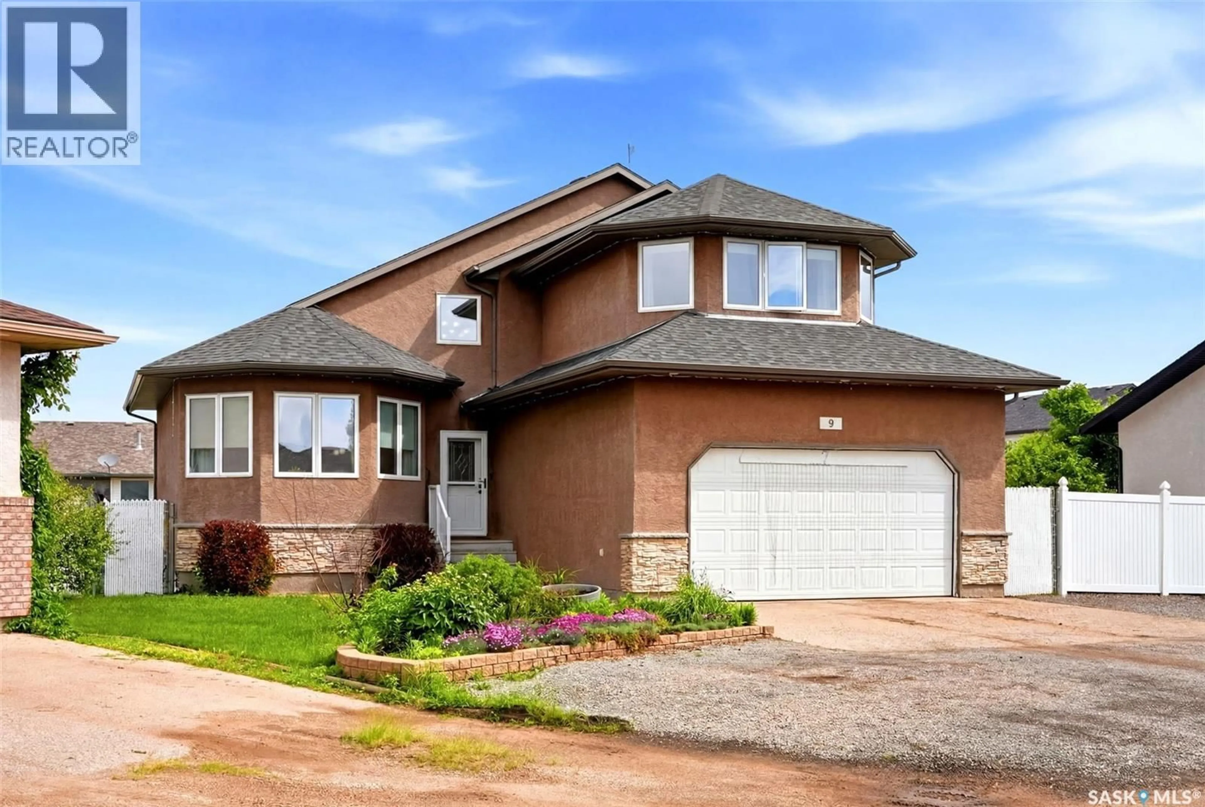 Home with brick exterior material, street for 9 BRAYDEN BAY, Grand Coulee Saskatchewan S4M0A3
