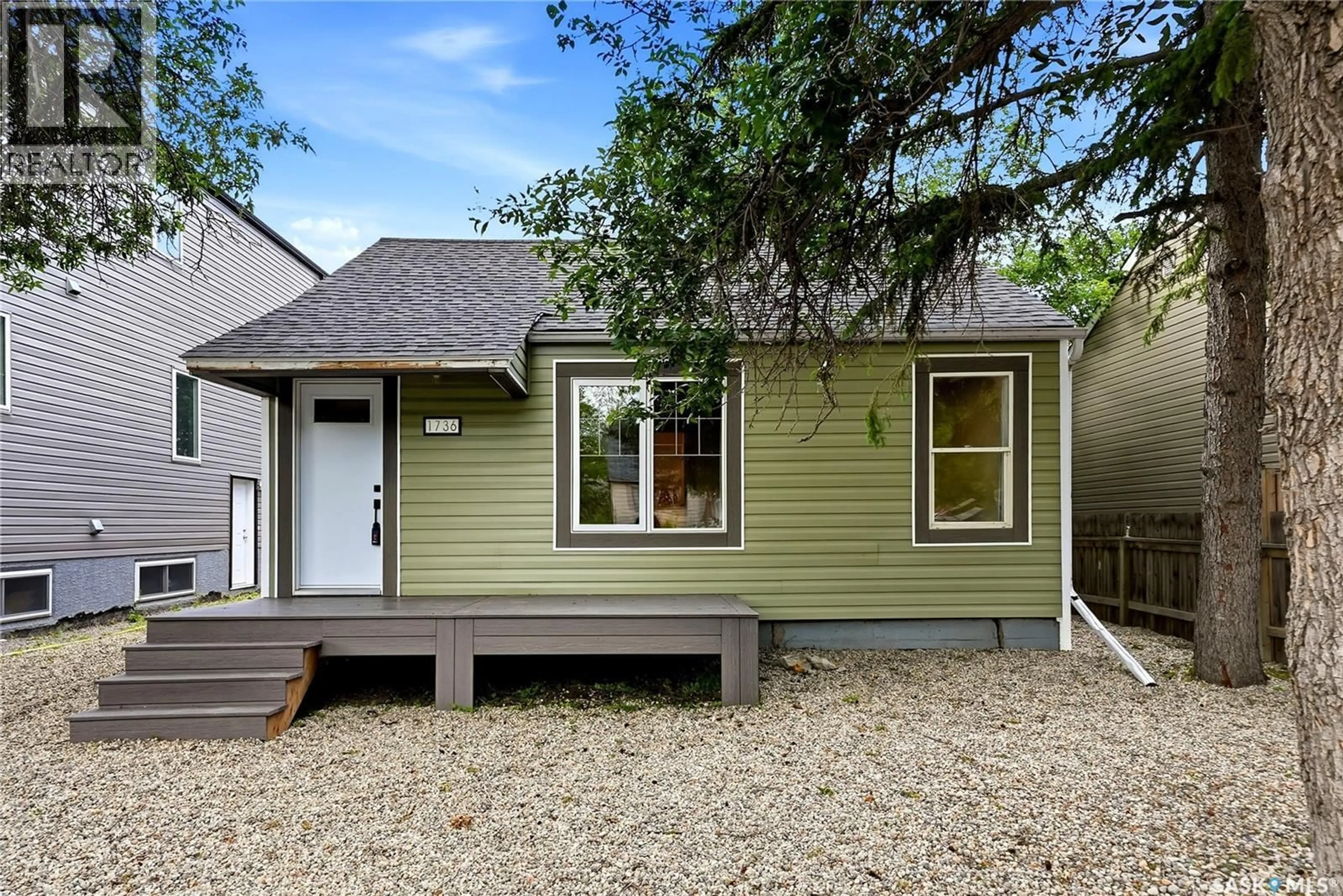 Home with vinyl exterior material, street for 1736 CONNAUGHT STREET, Regina Saskatchewan S4T4T2