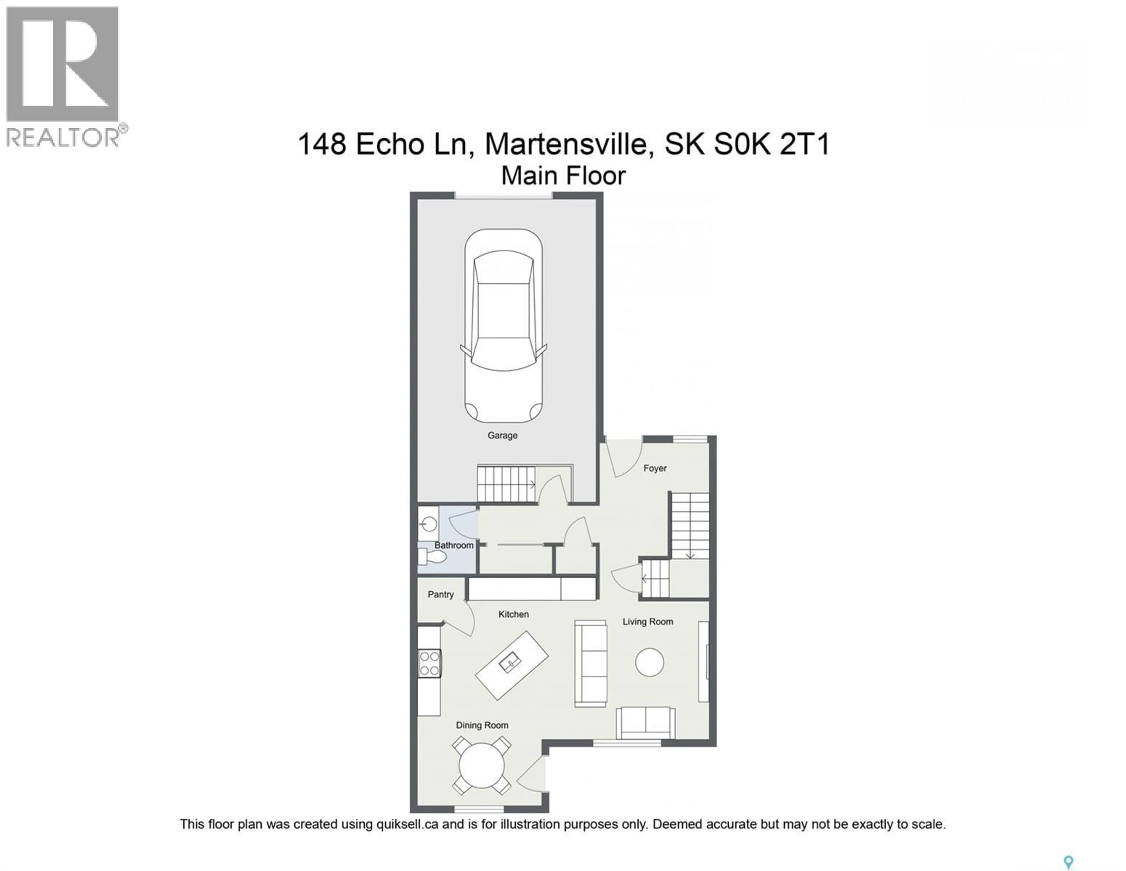 Floor plan for 148 ECHO LANE, Martensville Saskatchewan S0K2T1