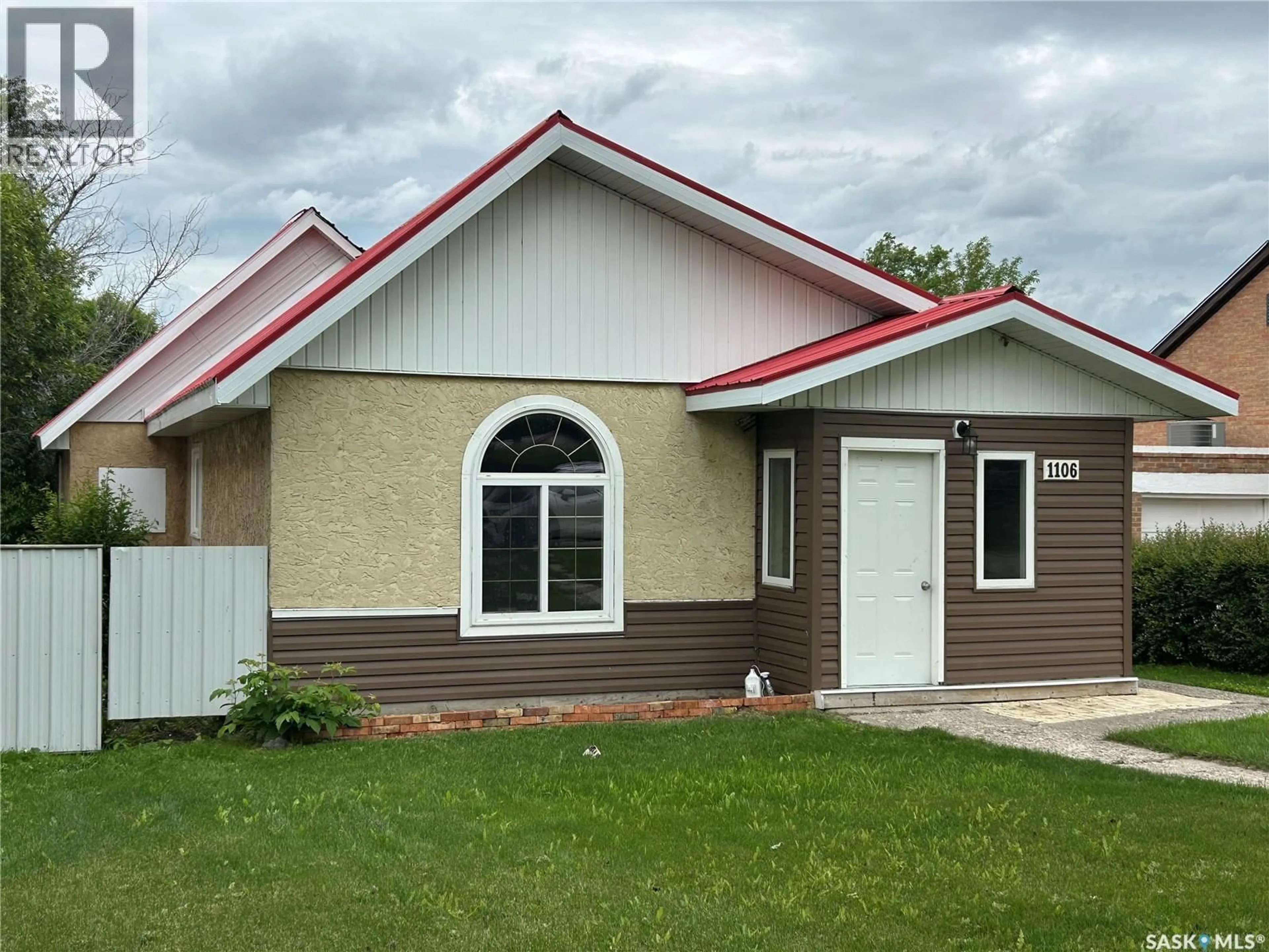 Home with vinyl exterior material, building for 1106 1ST STREET, Estevan Saskatchewan S4A0G9