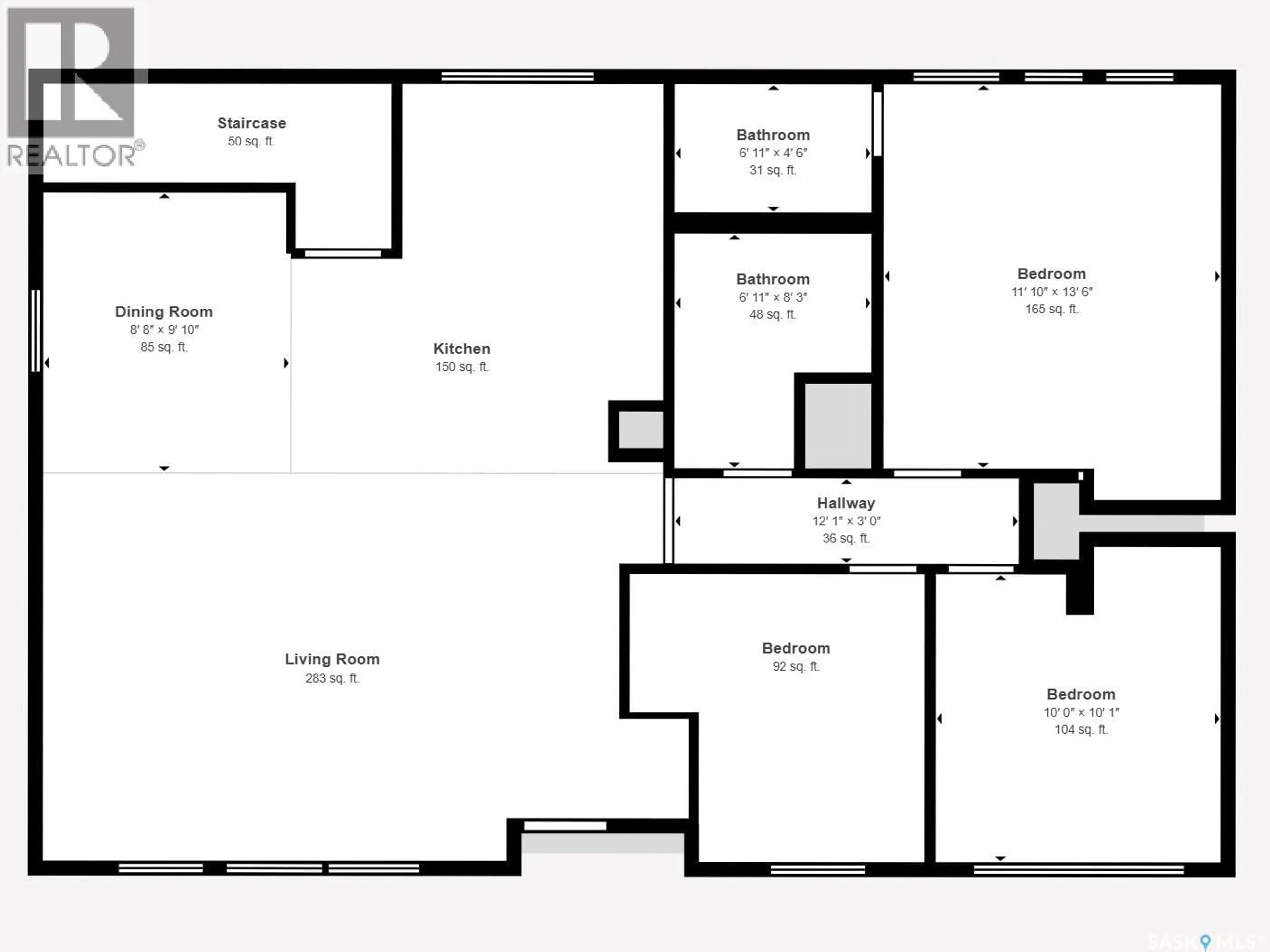 Floor plan for 1912 GRANT DRIVE, Regina Saskatchewan S4S4V6