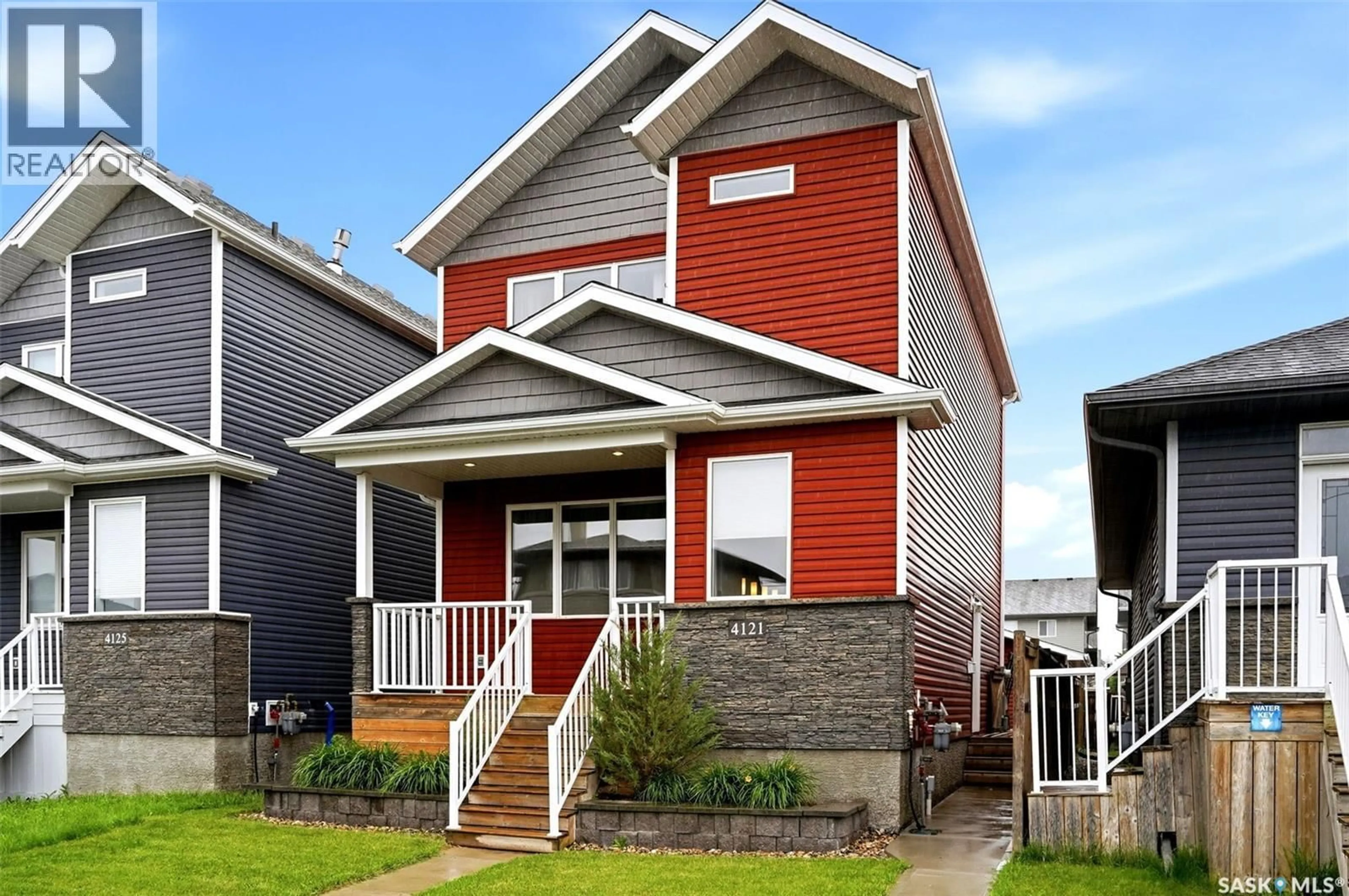 Home with vinyl exterior material, street for E - 4121 GREEN OLIVE WAY, Regina Saskatchewan S4V2Z6