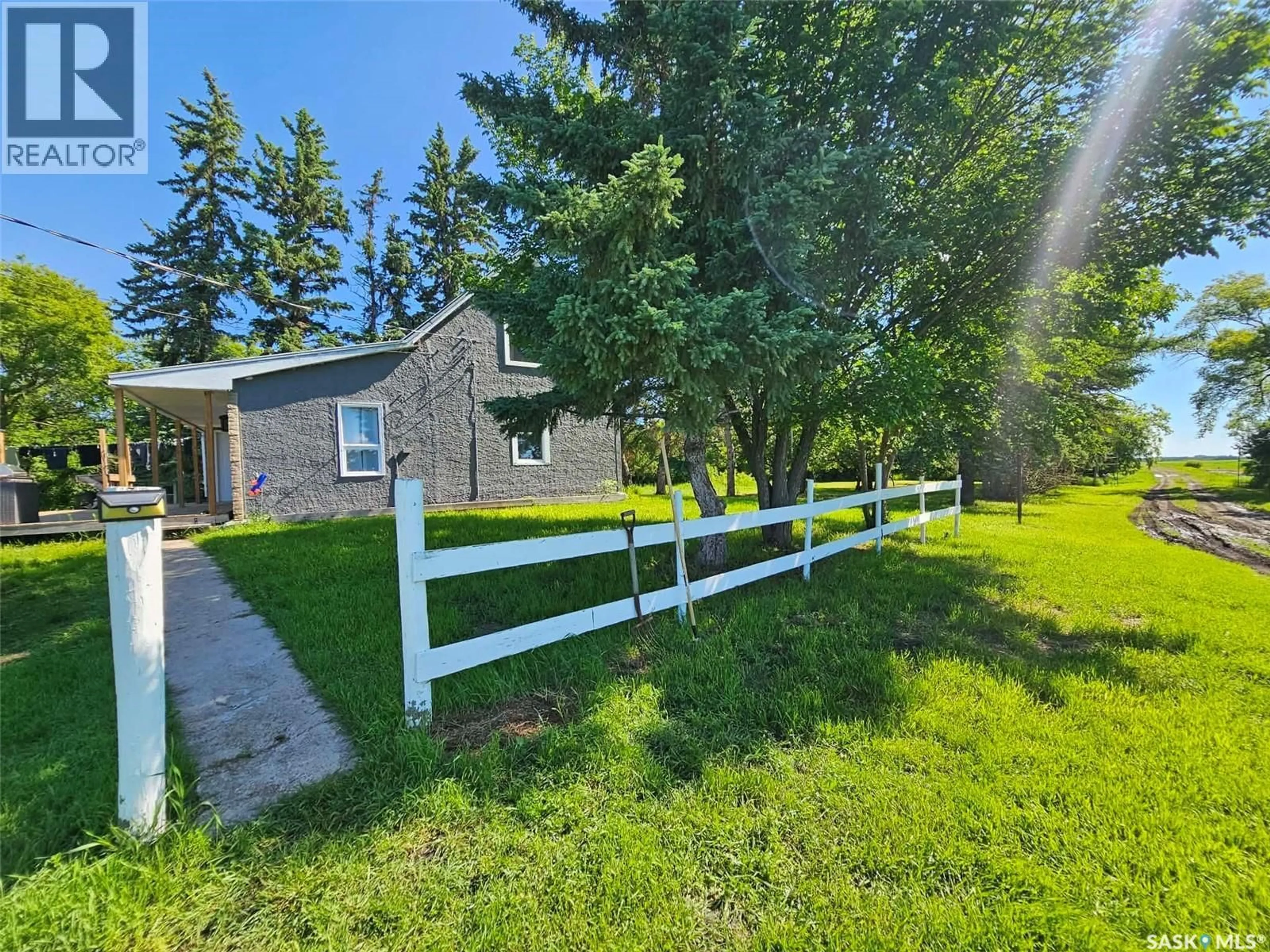 A pic from outside/outdoor area/front of a property/back of a property/a pic from drone, street for FOWLER ACREAGE, Langenburg Rm No. 181 Saskatchewan S0A2A0