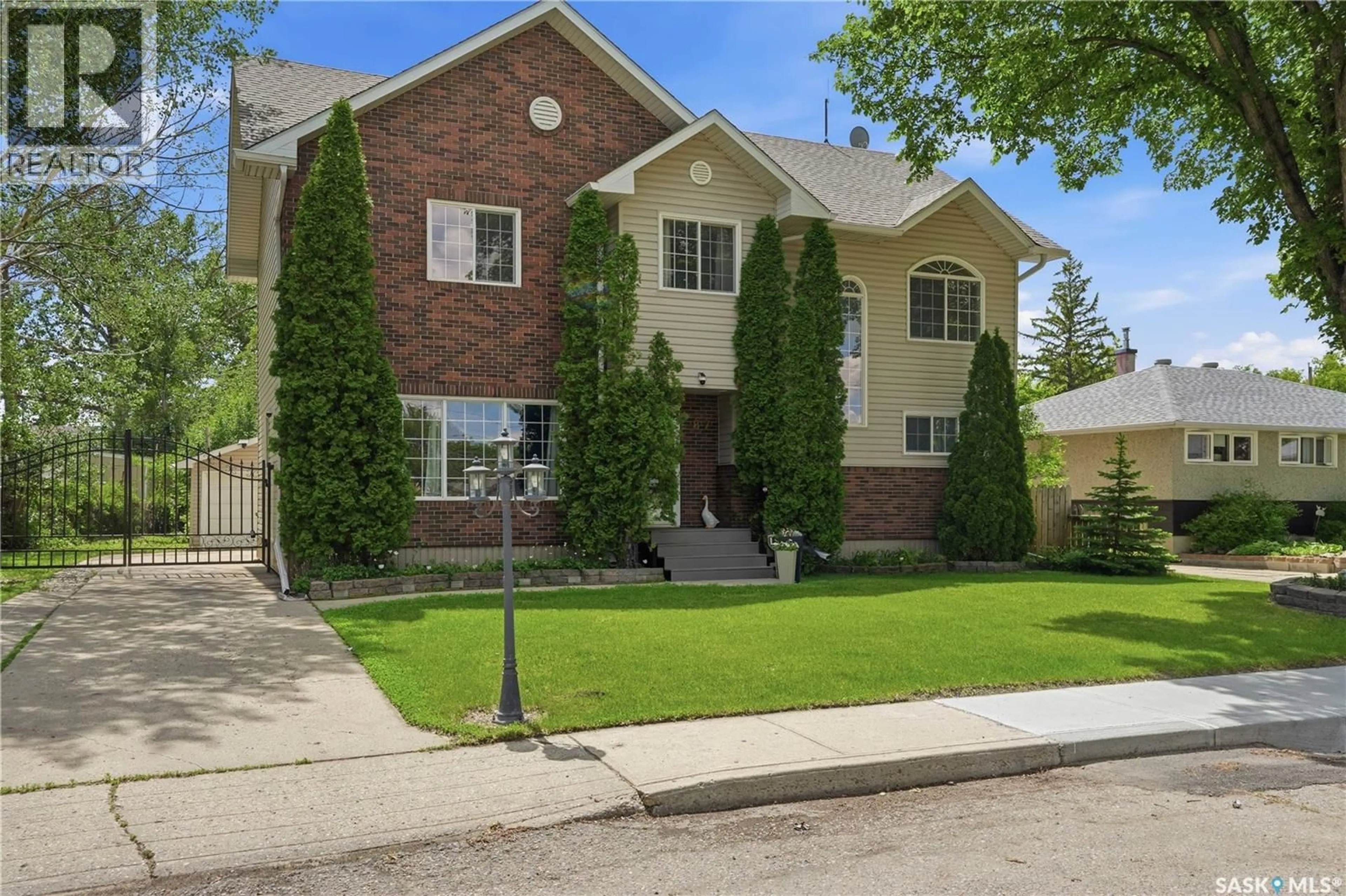 Home with brick exterior material, street for 87 YARNTON CRESCENT, Regina Saskatchewan S4R4A4