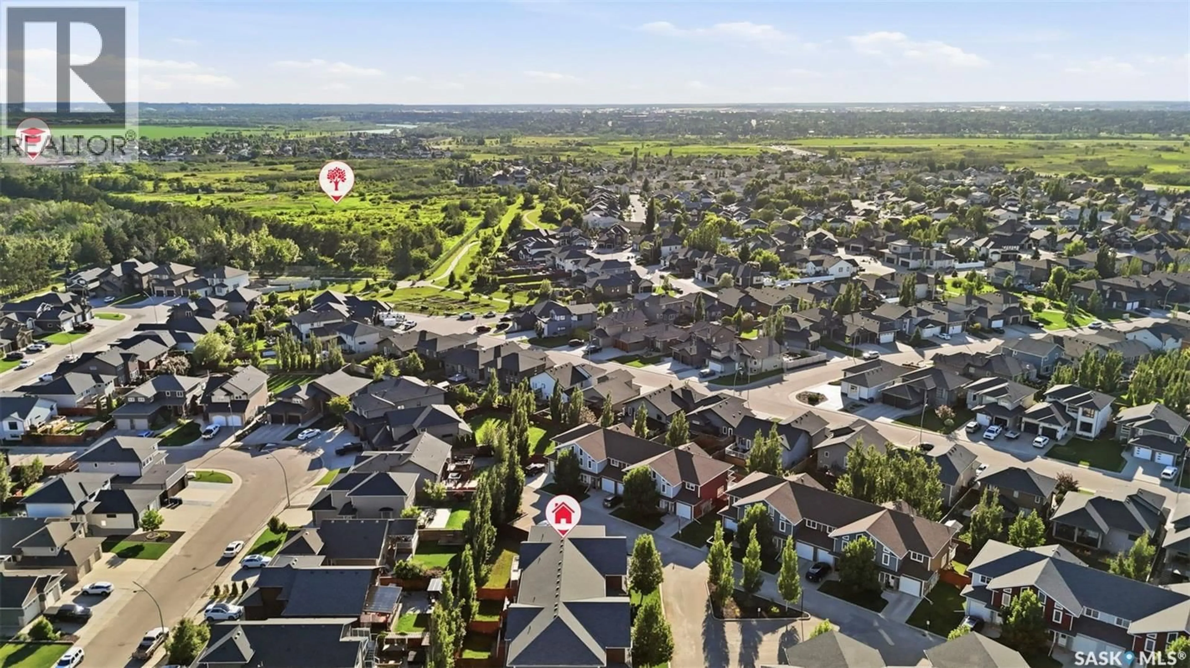 A pic from outside/outdoor area/front of a property/back of a property/a pic from drone, street for 601 315 ZARY ROAD, Saskatoon Saskatchewan S7W0N9