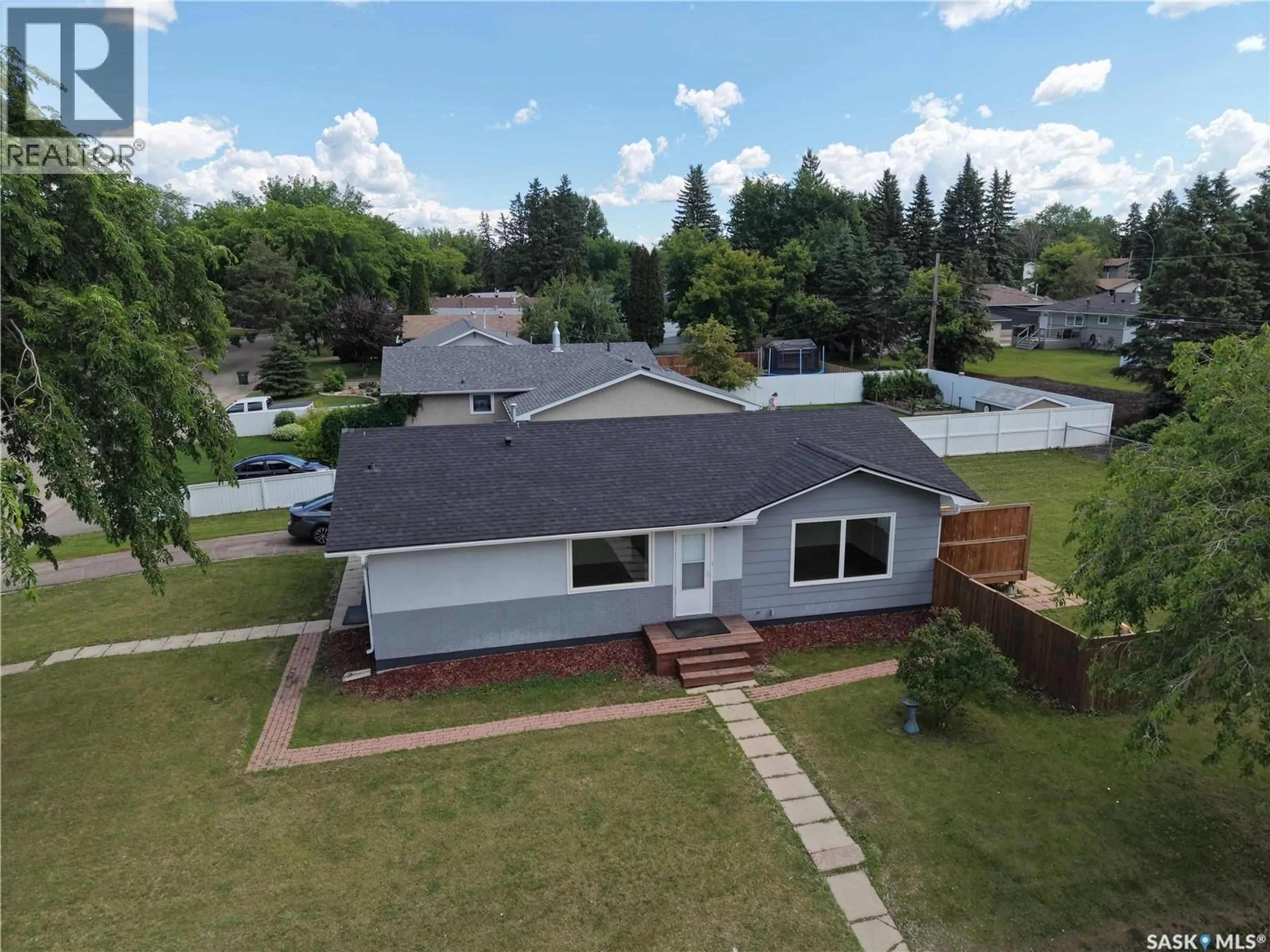 A pic from outside/outdoor area/front of a property/back of a property/a pic from drone, street for 2410 STEUART AVENUE, Prince Albert Saskatchewan S6V2V2