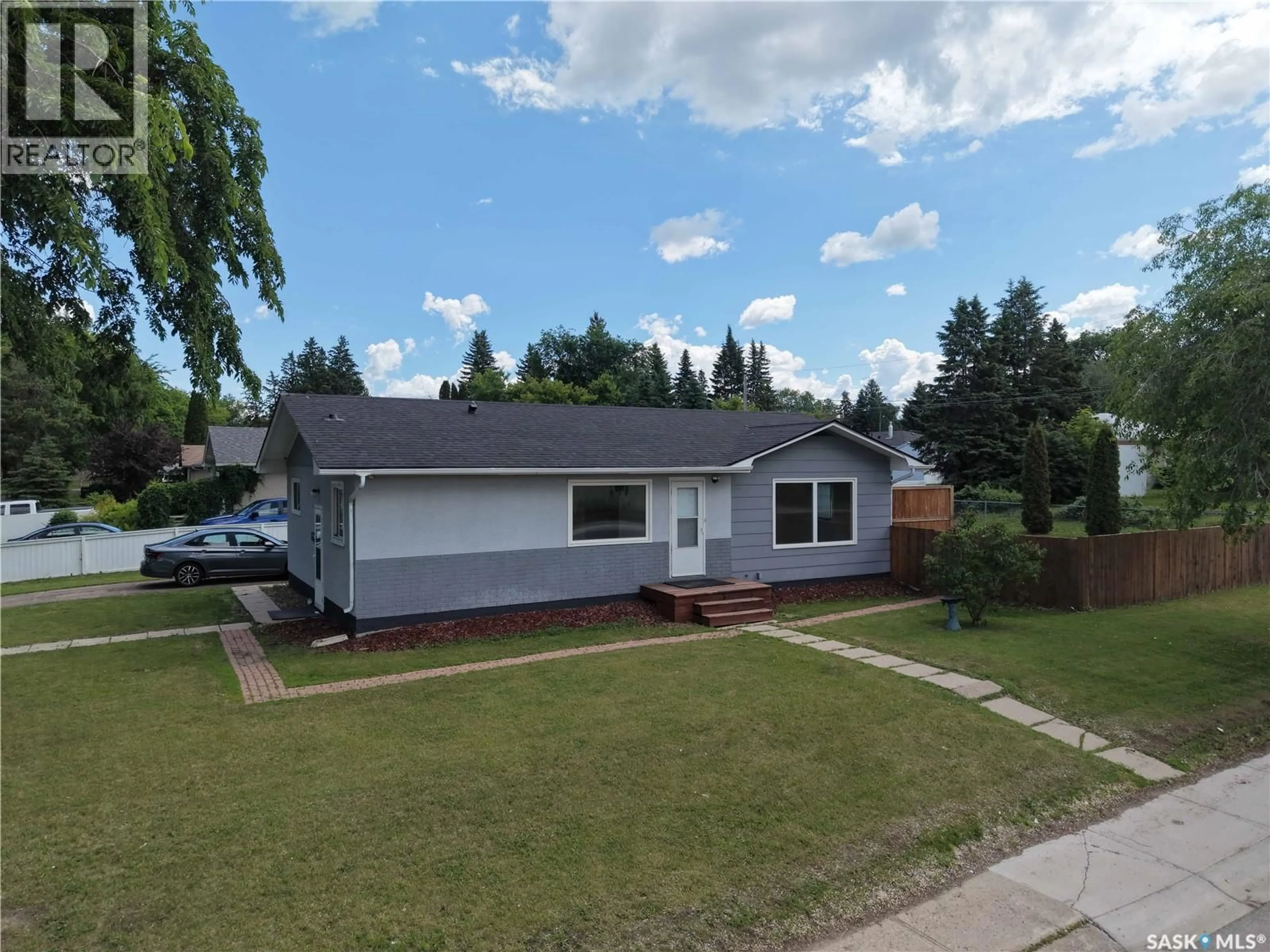 A pic from outside/outdoor area/front of a property/back of a property/a pic from drone, street for 2410 STEUART AVENUE, Prince Albert Saskatchewan S6V2V2