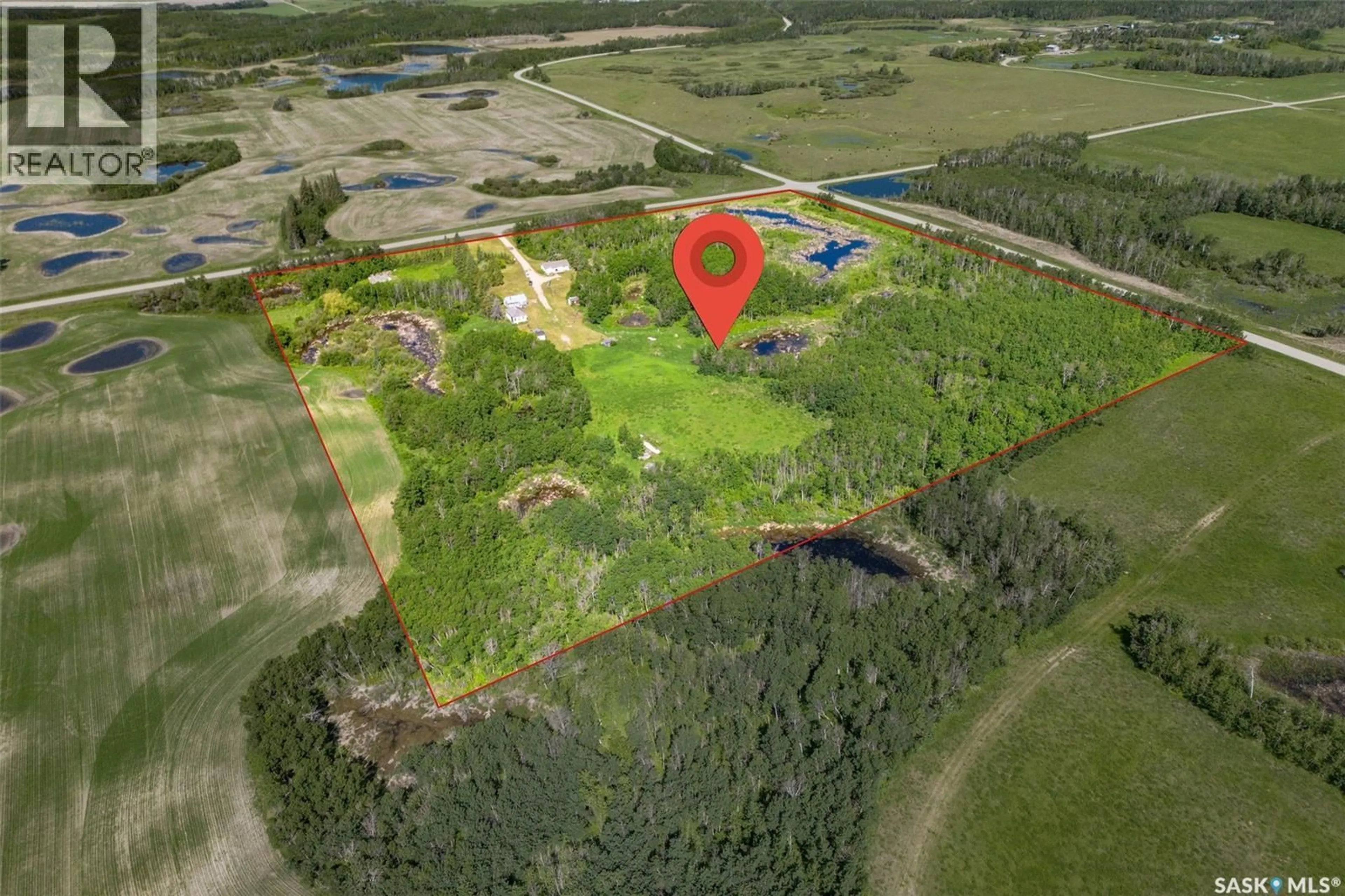 A pic from outside/outdoor area/front of a property/back of a property/a pic from drone, unknown for CHABOT ACREAGE, Three Lakes Rm No. 400 Saskatchewan S0K3V0