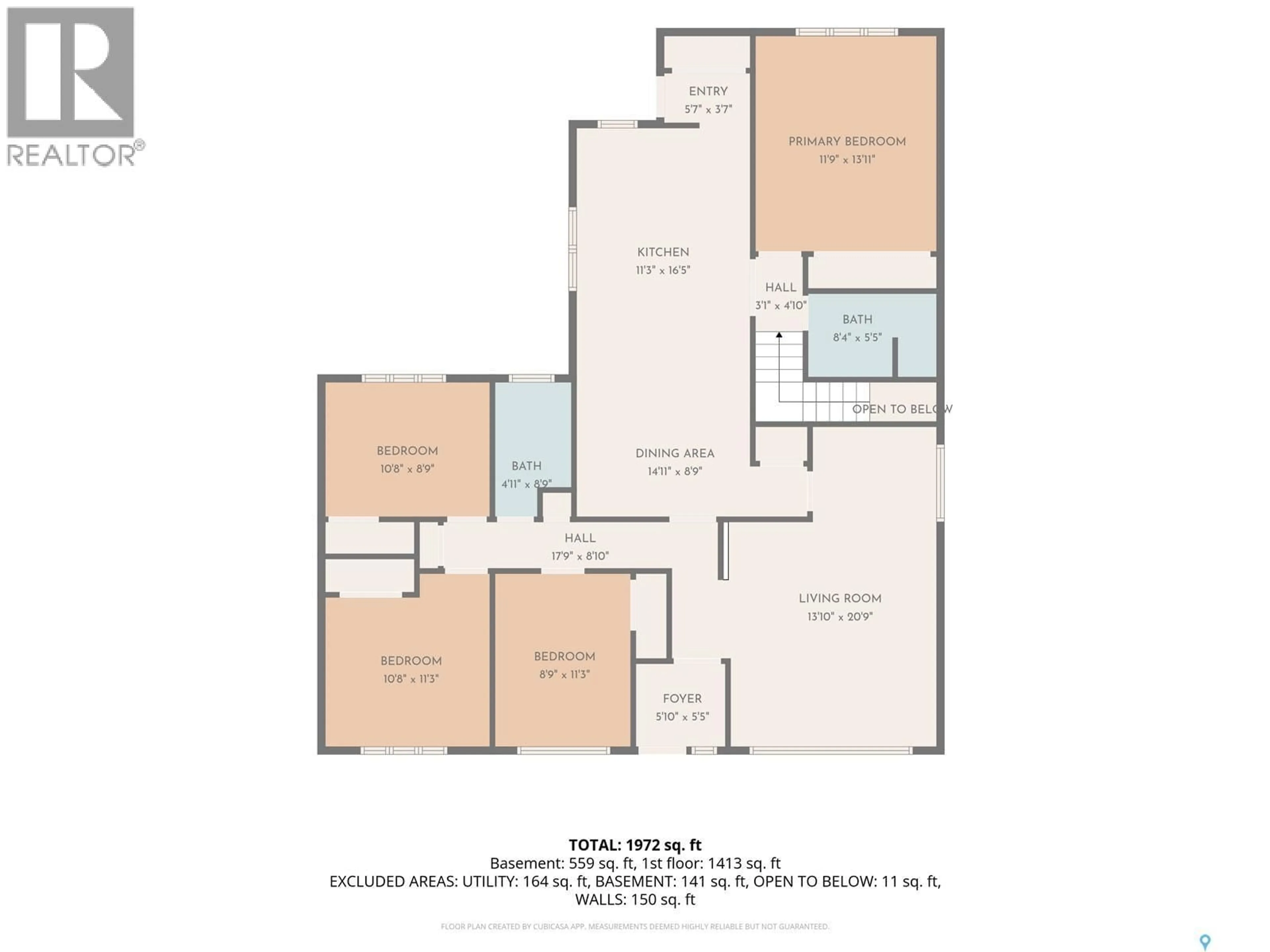 Floor plan for 3226 WHITMORE AVENUE, Regina Saskatchewan S4S1B9