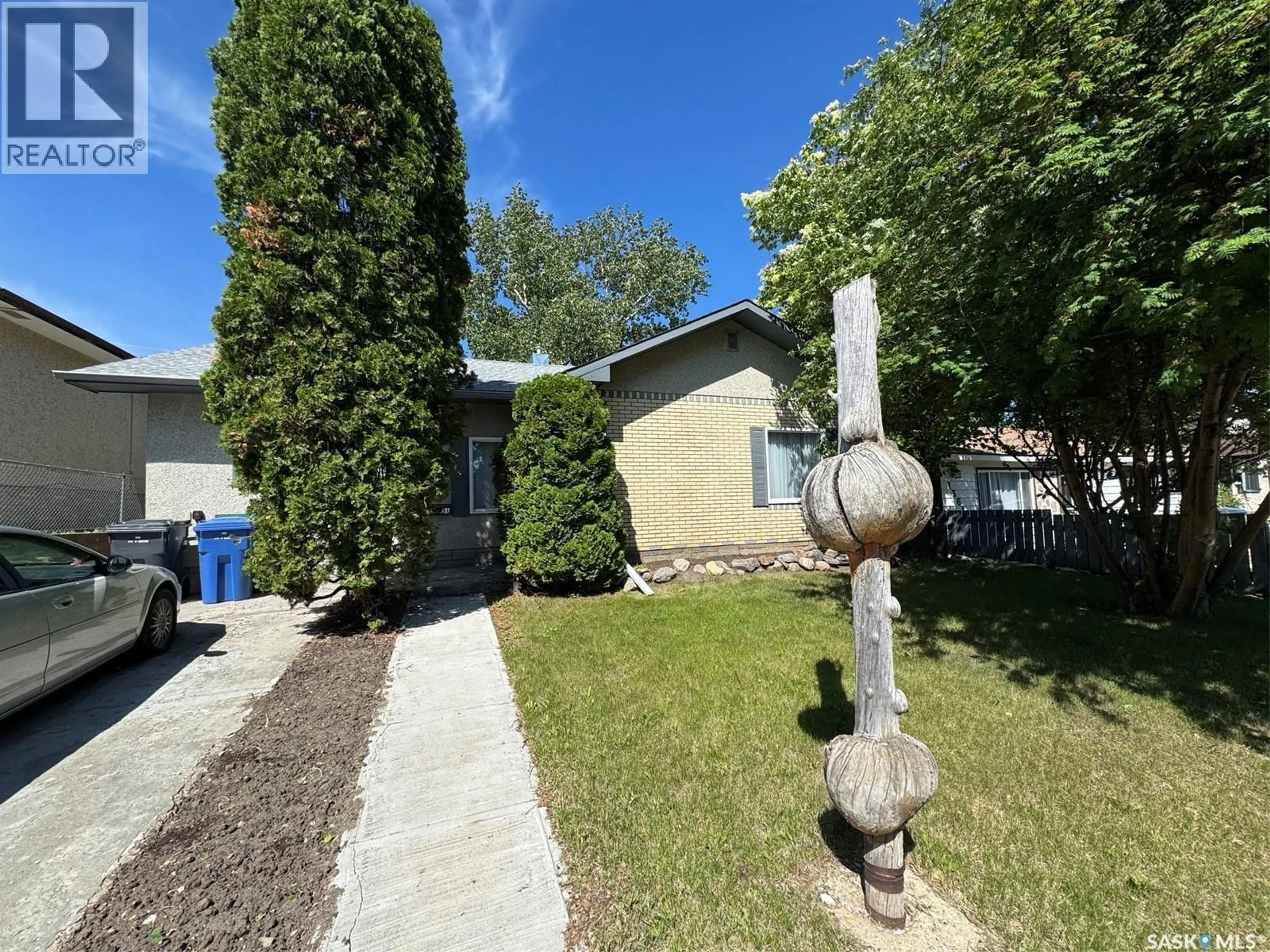 A pic from outside/outdoor area/front of a property/back of a property/a pic from drone, street for 1351 108TH STREET, North Battleford Saskatchewan S9A2B6