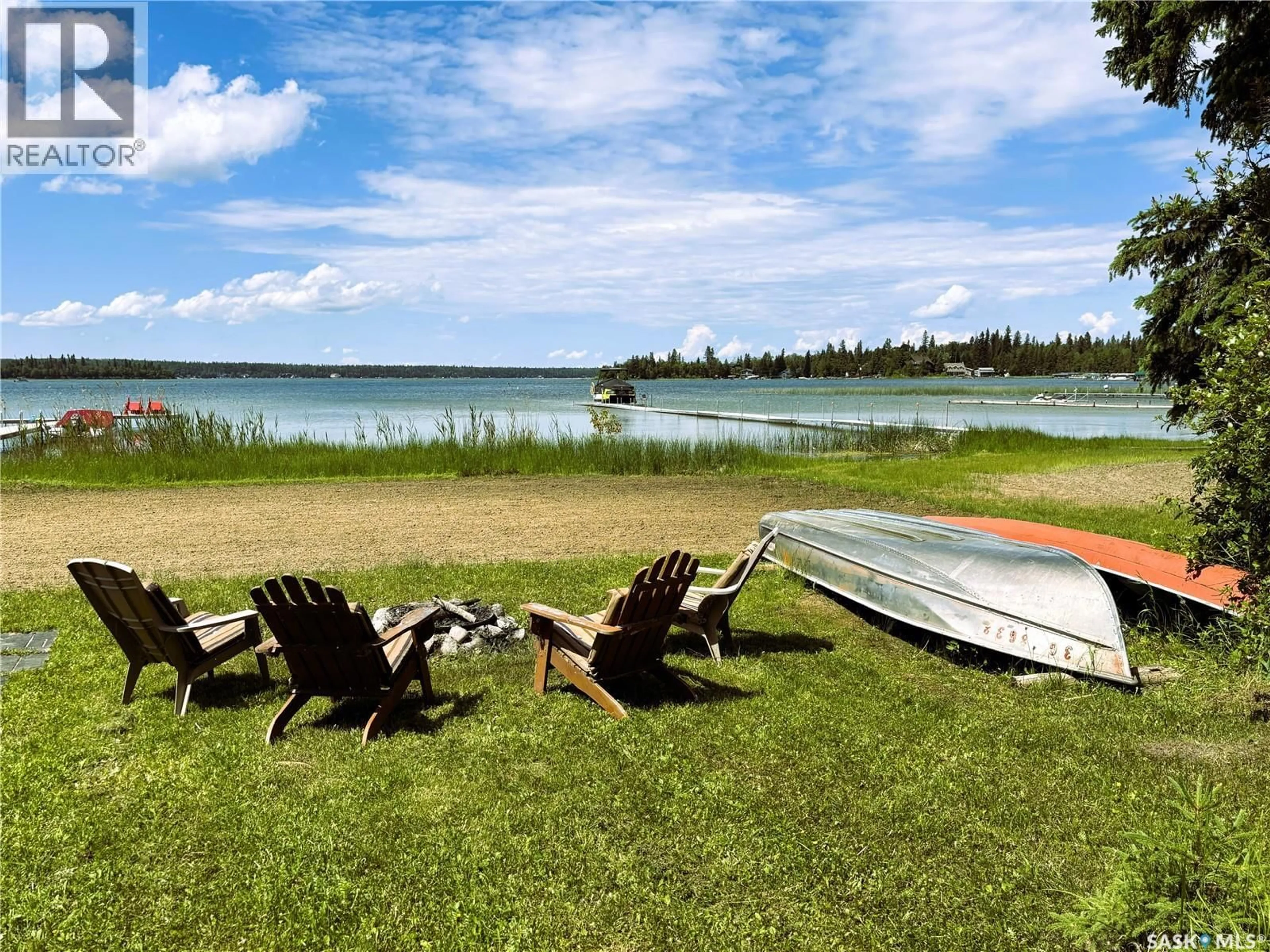 Patio, water/lake/river/ocean view for 266 NEIS DRIVE, Emma Lake Saskatchewan