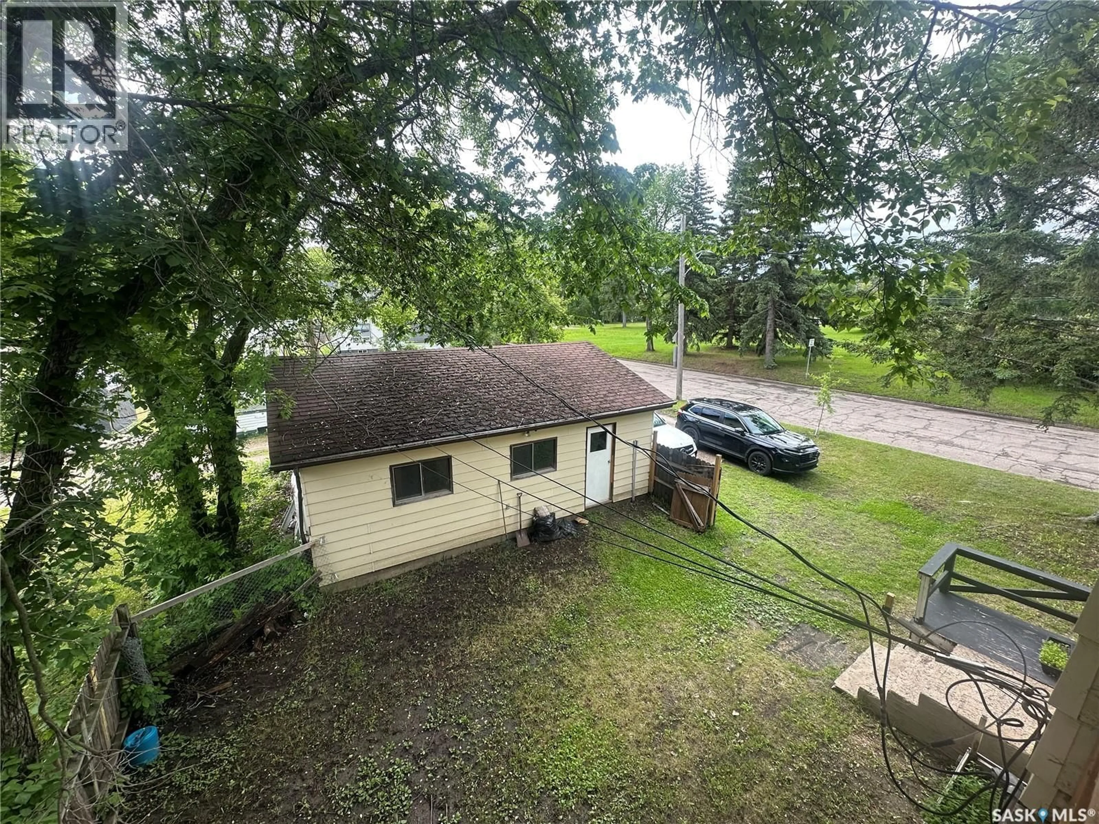 A pic from outside/outdoor area/front of a property/back of a property/a pic from drone, unknown for 79 AGRICULTURAL AVENUE, Yorkton Saskatchewan S3N1S2