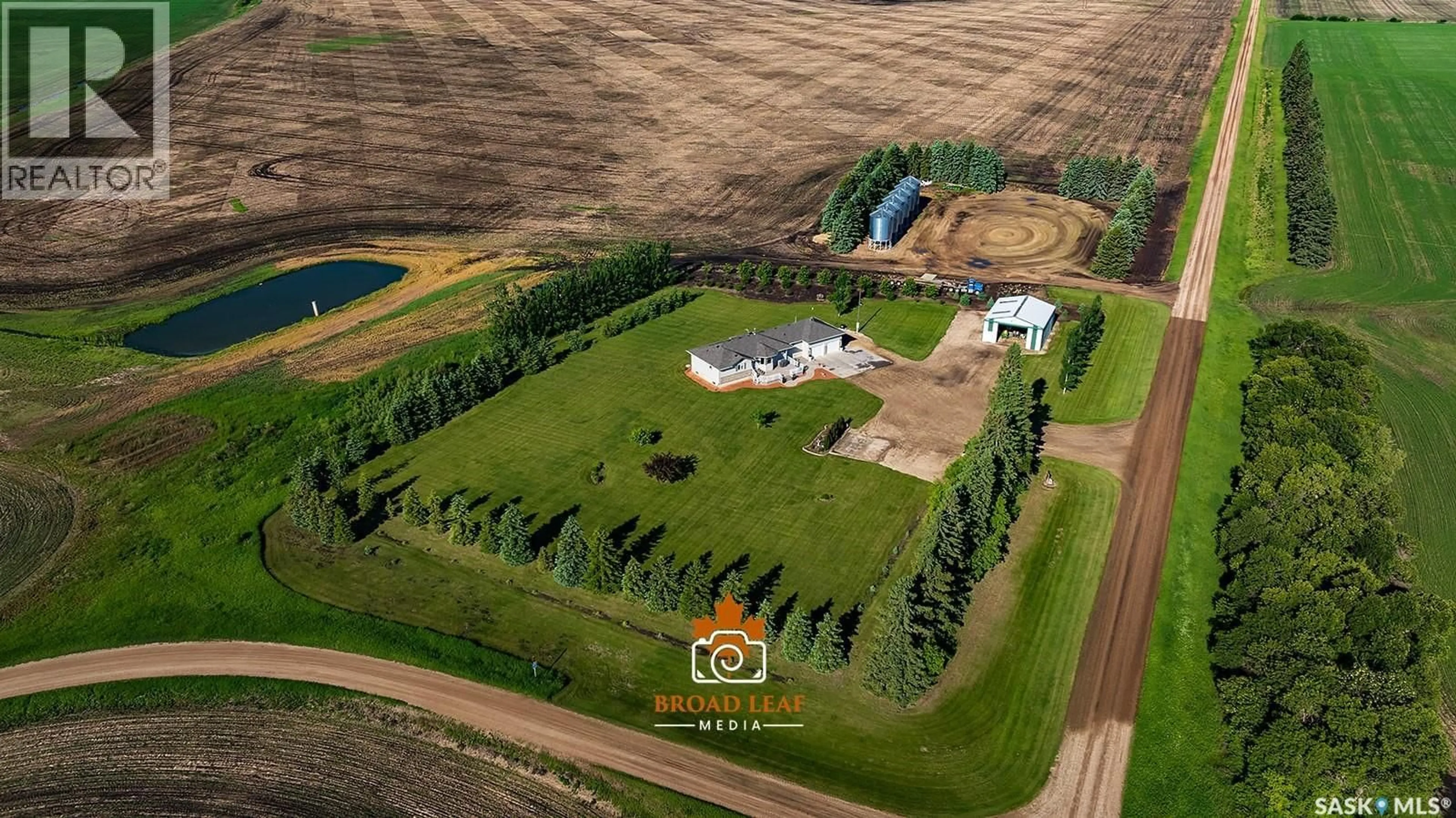 A pic from outside/outdoor area/front of a property/back of a property/a pic from drone, building for HIEBERT ACREAGE, Willow Creek Rm No. 458 Saskatchewan S0E1A0