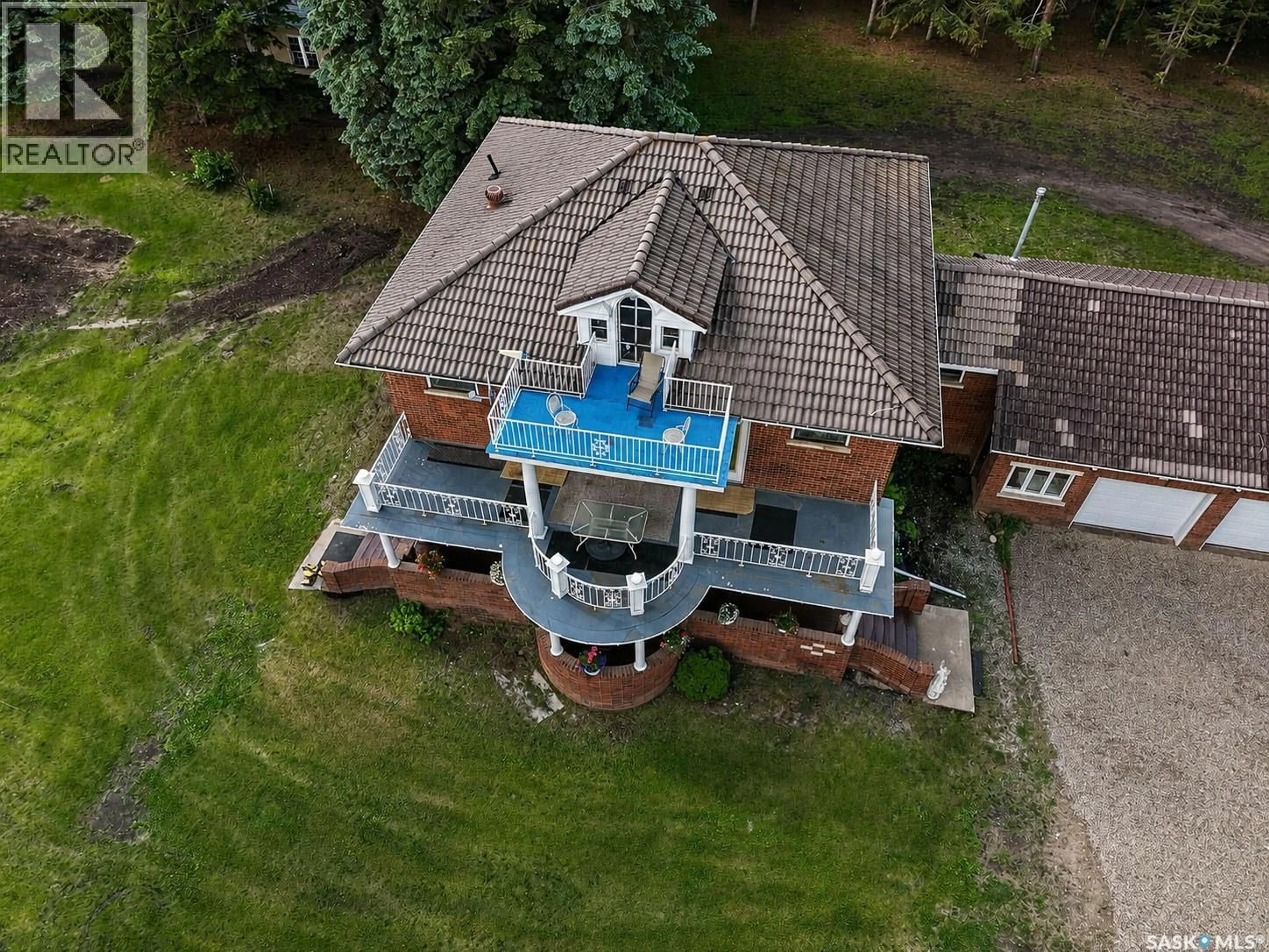 A pic from outside/outdoor area/front of a property/back of a property/a pic from drone, building for Old Shellbrook HWY ACREAGE, Buckland Rm No. 491 Saskatchewan S6V5R3