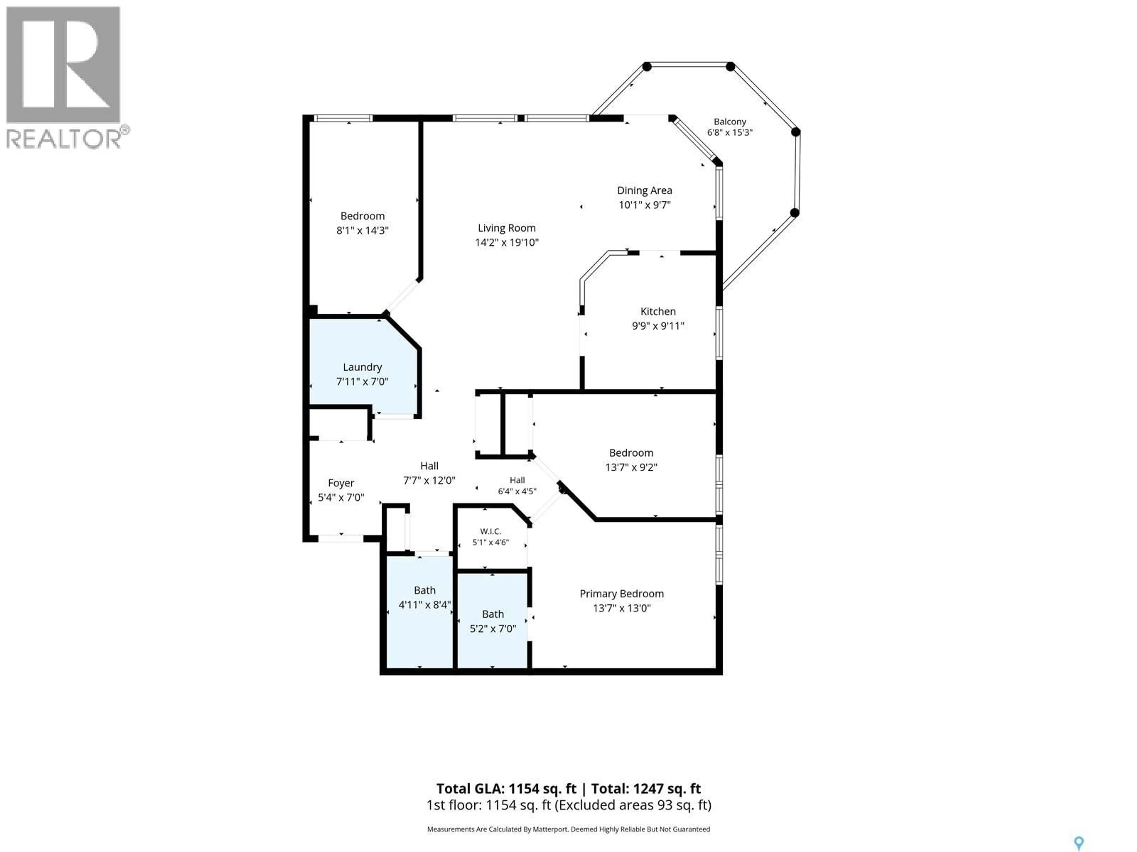 Floor plan for 305 - 1700 MAIN STREET, Saskatoon Saskatchewan S7H5S1
