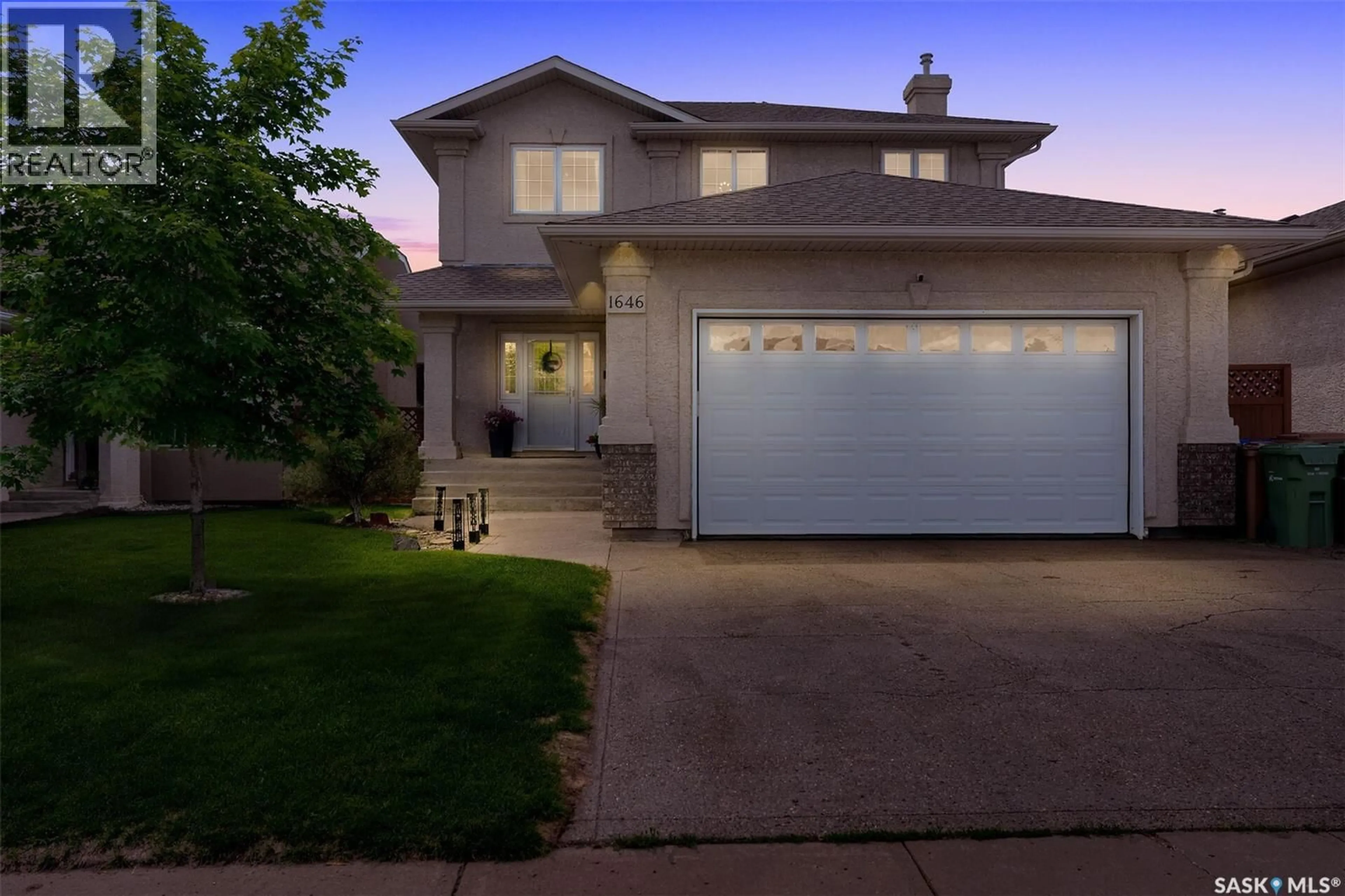 Home with vinyl exterior material, street for 1646 WINGERT DRIVE, Regina Saskatchewan S4X4P9