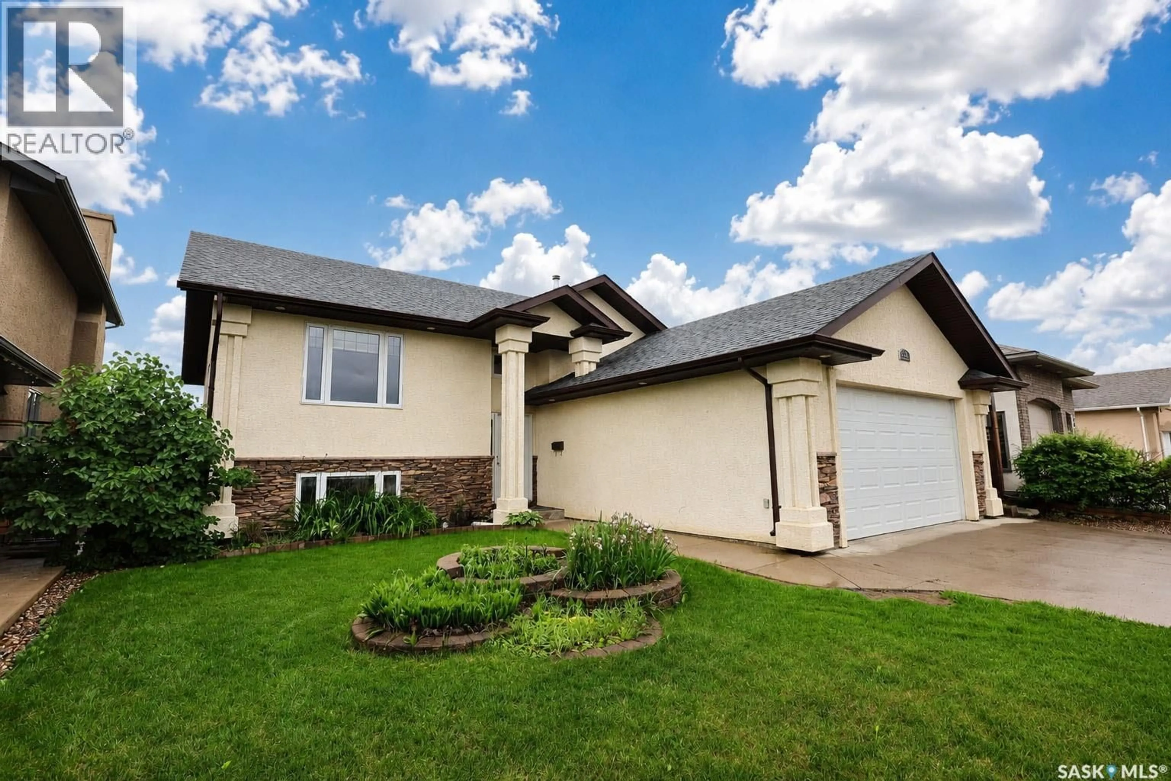 Home with vinyl exterior material, street for 22 GILLINGHAM CRESCENT, Prince Albert Saskatchewan S6X0A5