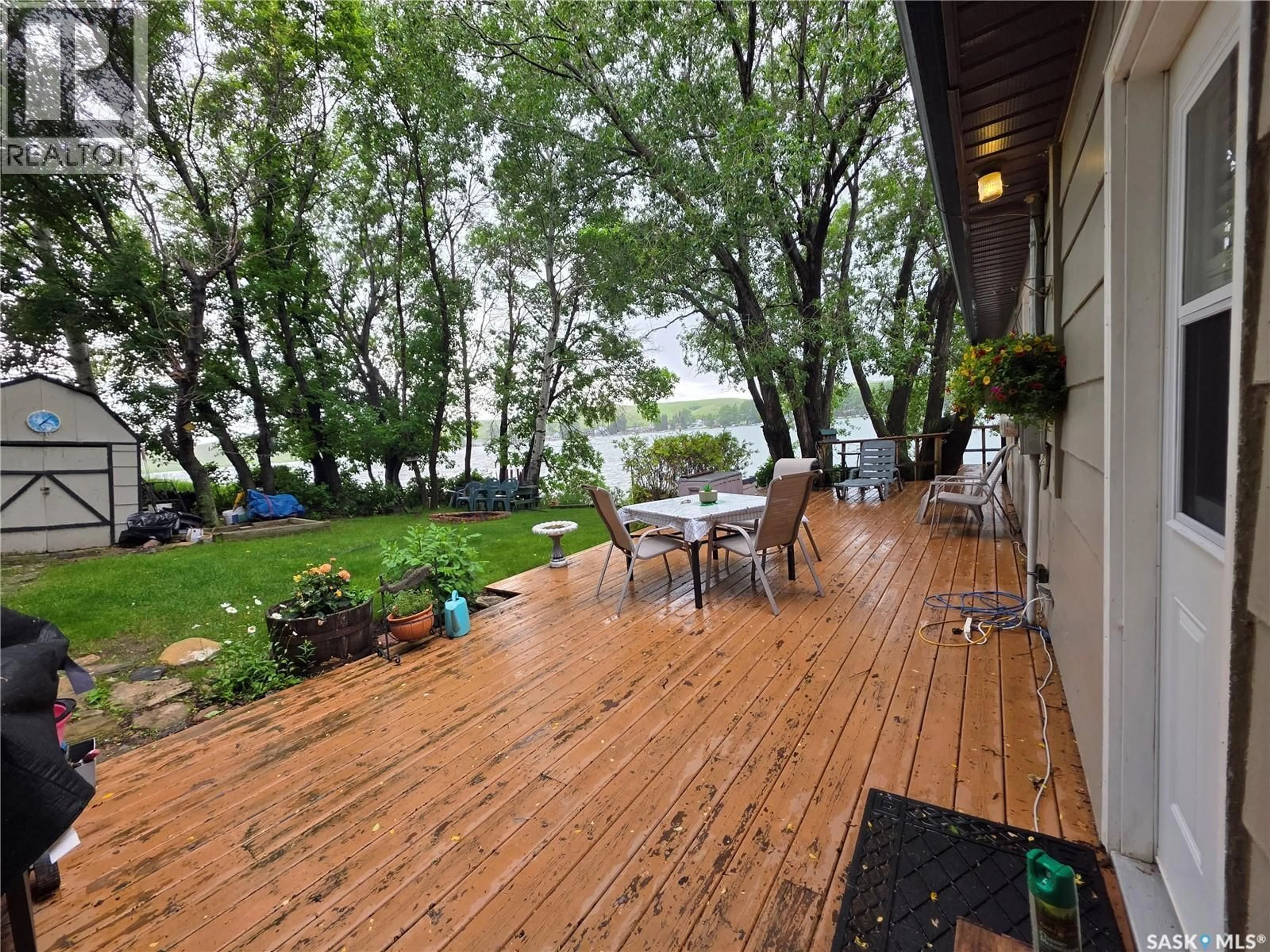 Patio, water/lake/river/ocean view for 119 ELIM DRIVE, Lac Pelletier Saskatchewan S0N2N0
