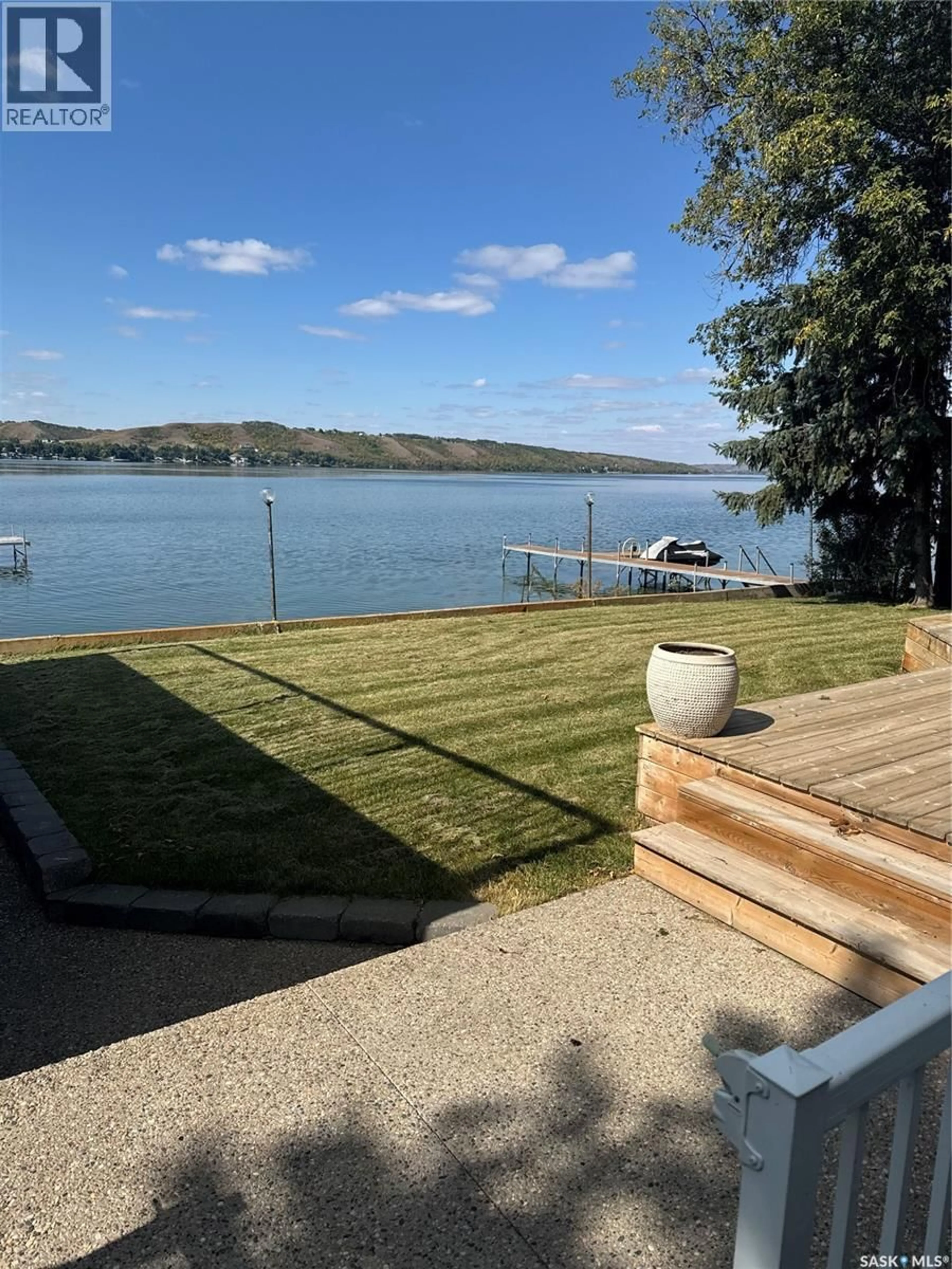 Patio, water/lake/river/ocean view for 2 LAKEVIEW LANE, Katepwa Beach Saskatchewan S0G2Y0