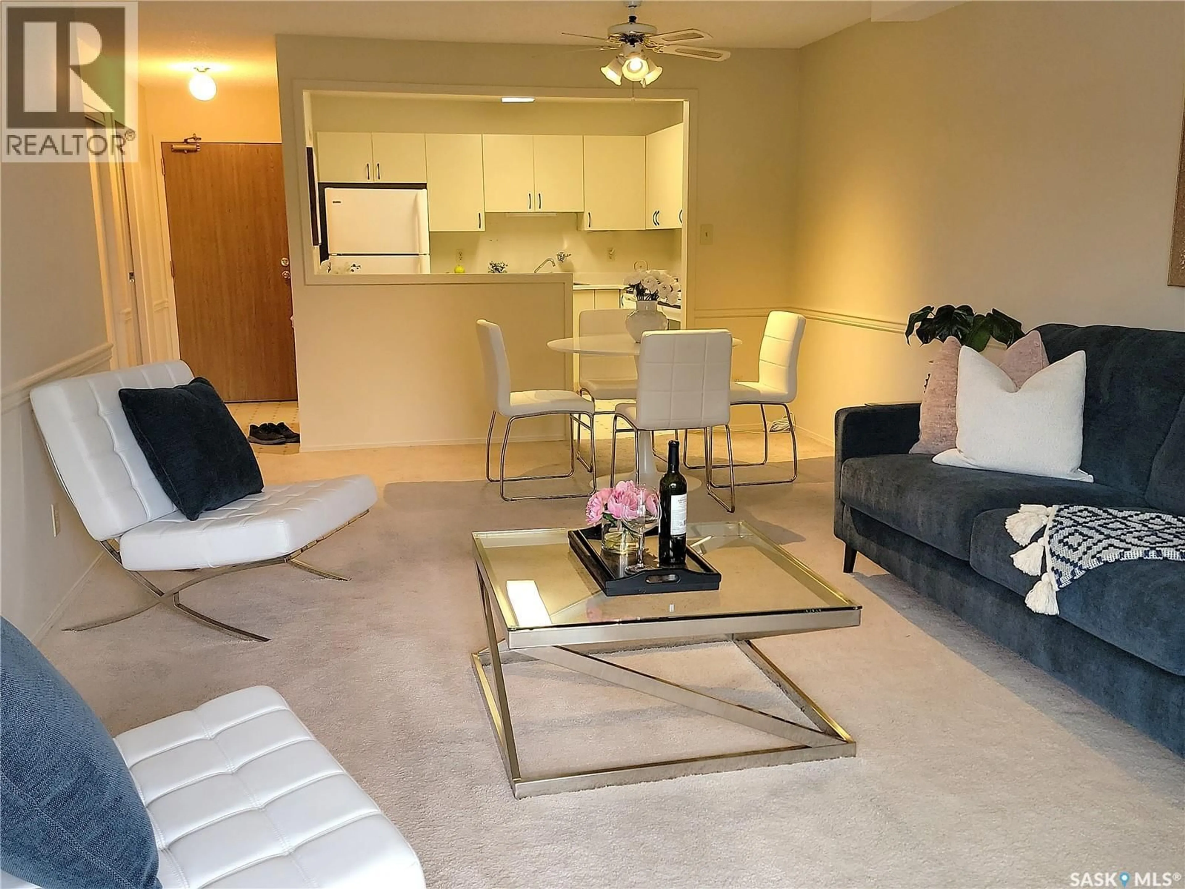 Living room with furniture, unknown for 217A - 204 CREE PLACE, Saskatoon Saskatchewan S7K7Z3