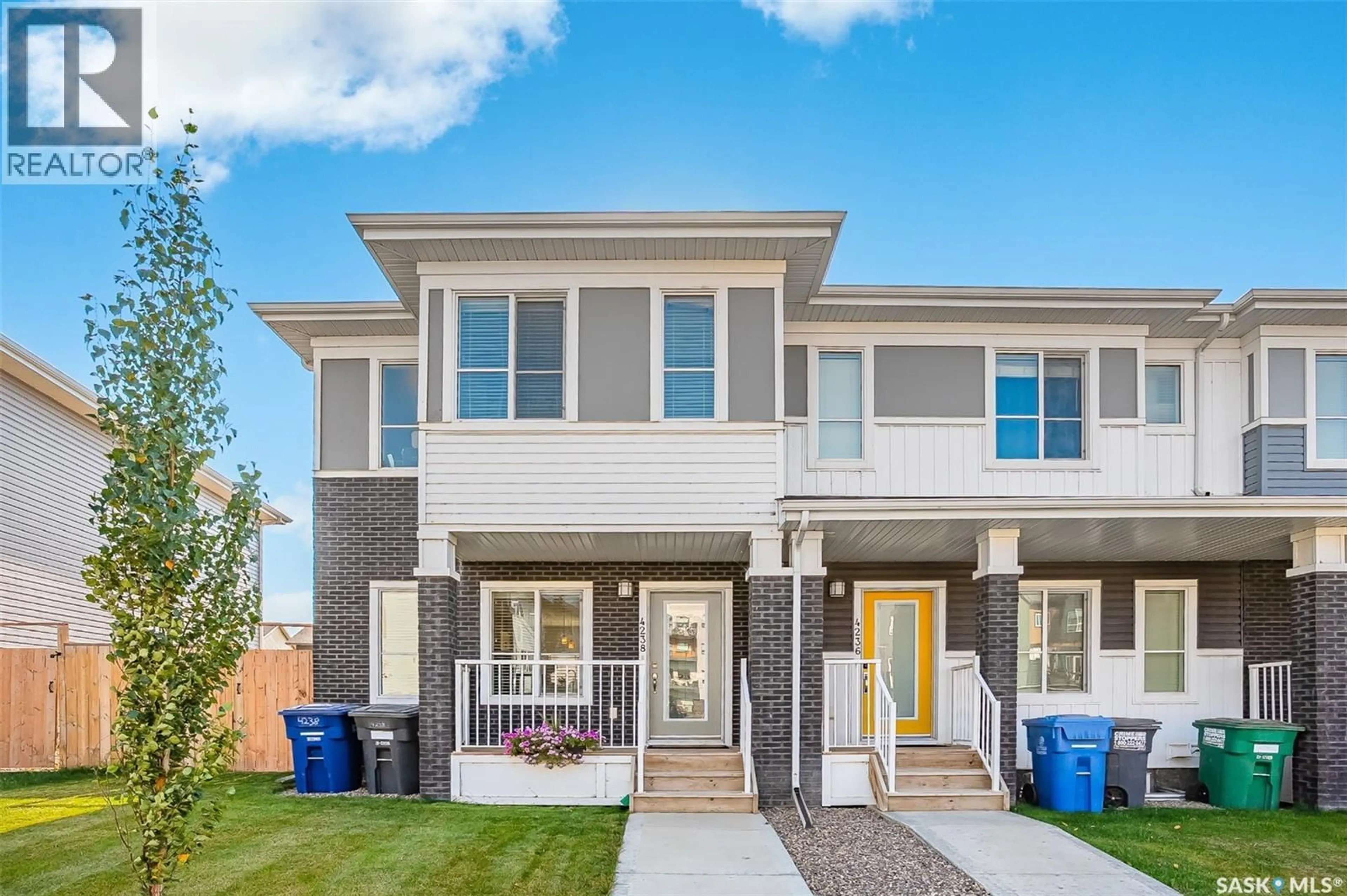 Home with vinyl exterior material, street for 4238 BRIGHTON CIRCLE, Saskatoon Saskatchewan S7V0N5