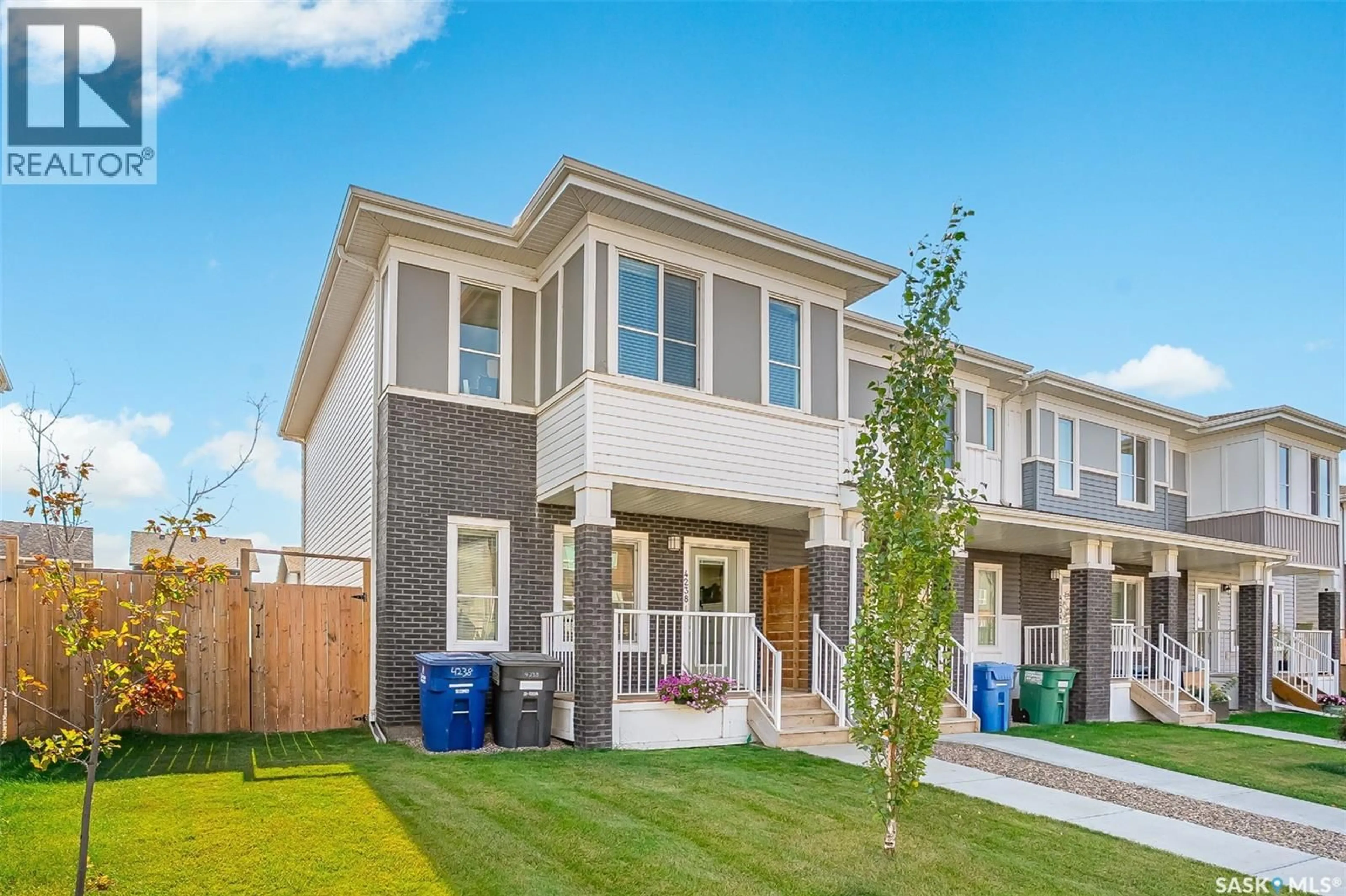 Home with vinyl exterior material, street for 4238 BRIGHTON CIRCLE, Saskatoon Saskatchewan S7V0N5