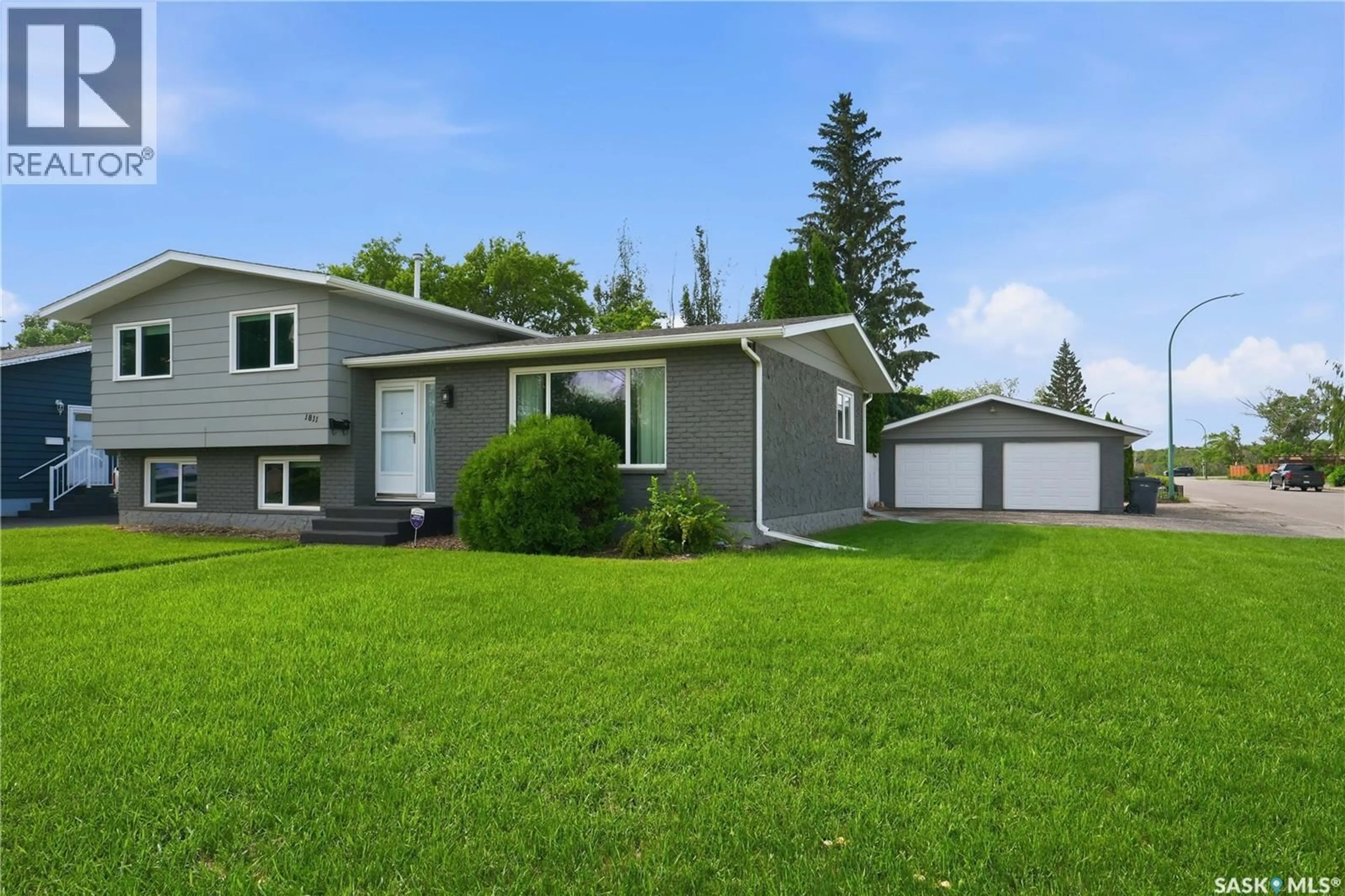 Home with vinyl exterior material, street for 1811 BOWERS DRIVE, North Battleford Saskatchewan S9A3A3