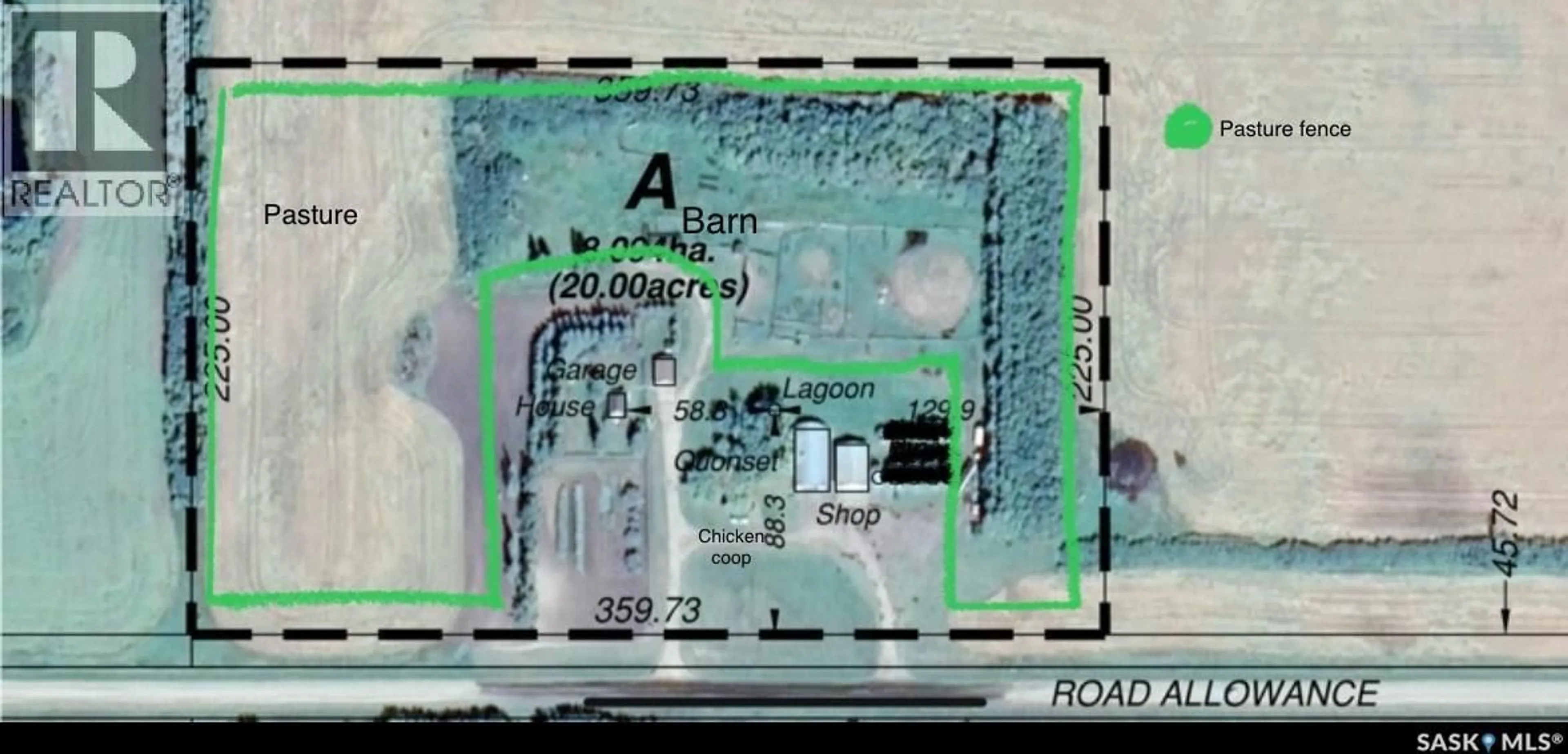 Picture of a map for PEIFFER ACREAGE, Hillsdale Rm No. 440 Saskatchewan S0M1M0