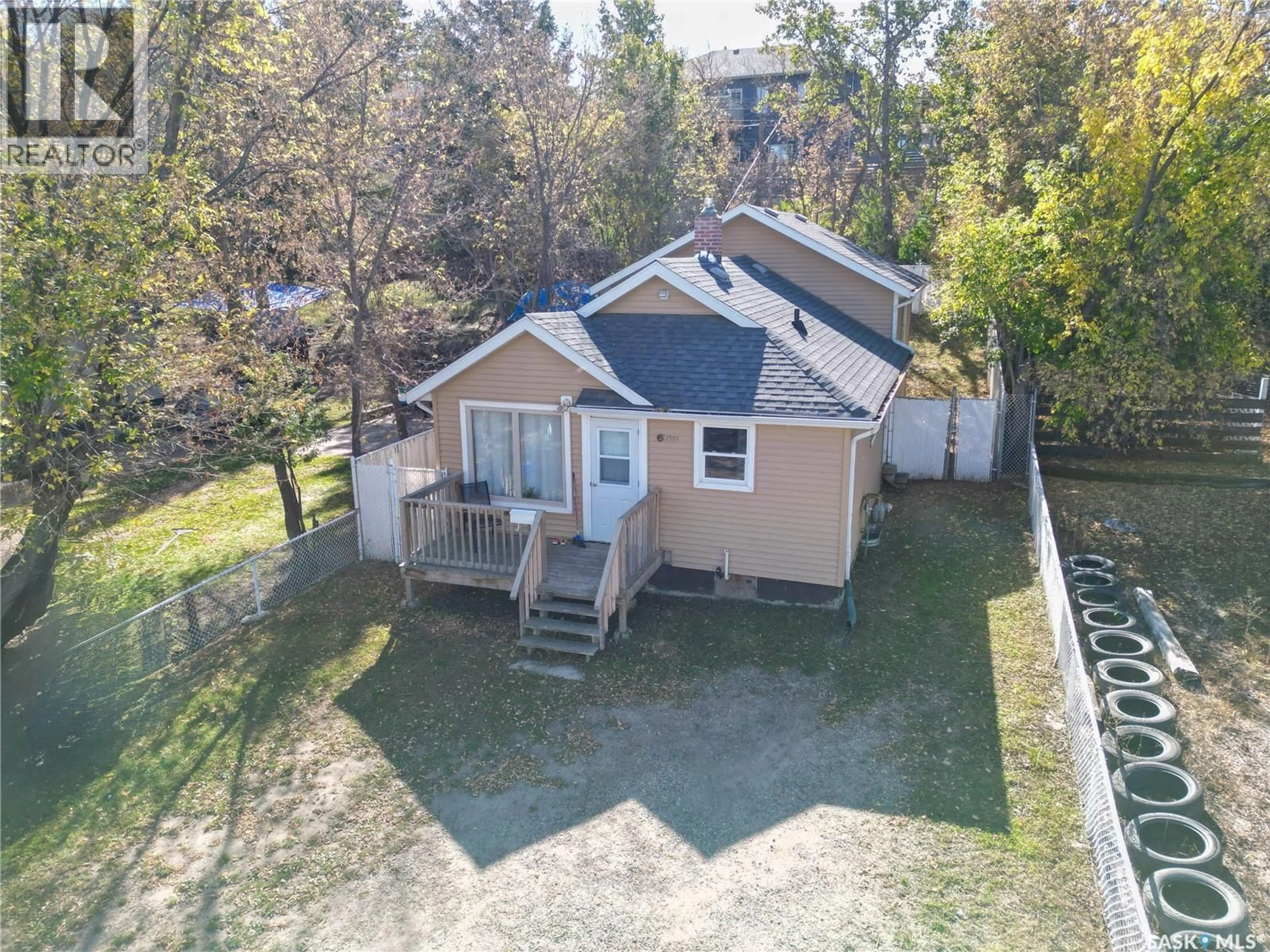 A pic from outside/outdoor area/front of a property/back of a property/a pic from drone, unknown for 669 18TH STREET, Prince Albert Saskatchewan S6V4A7