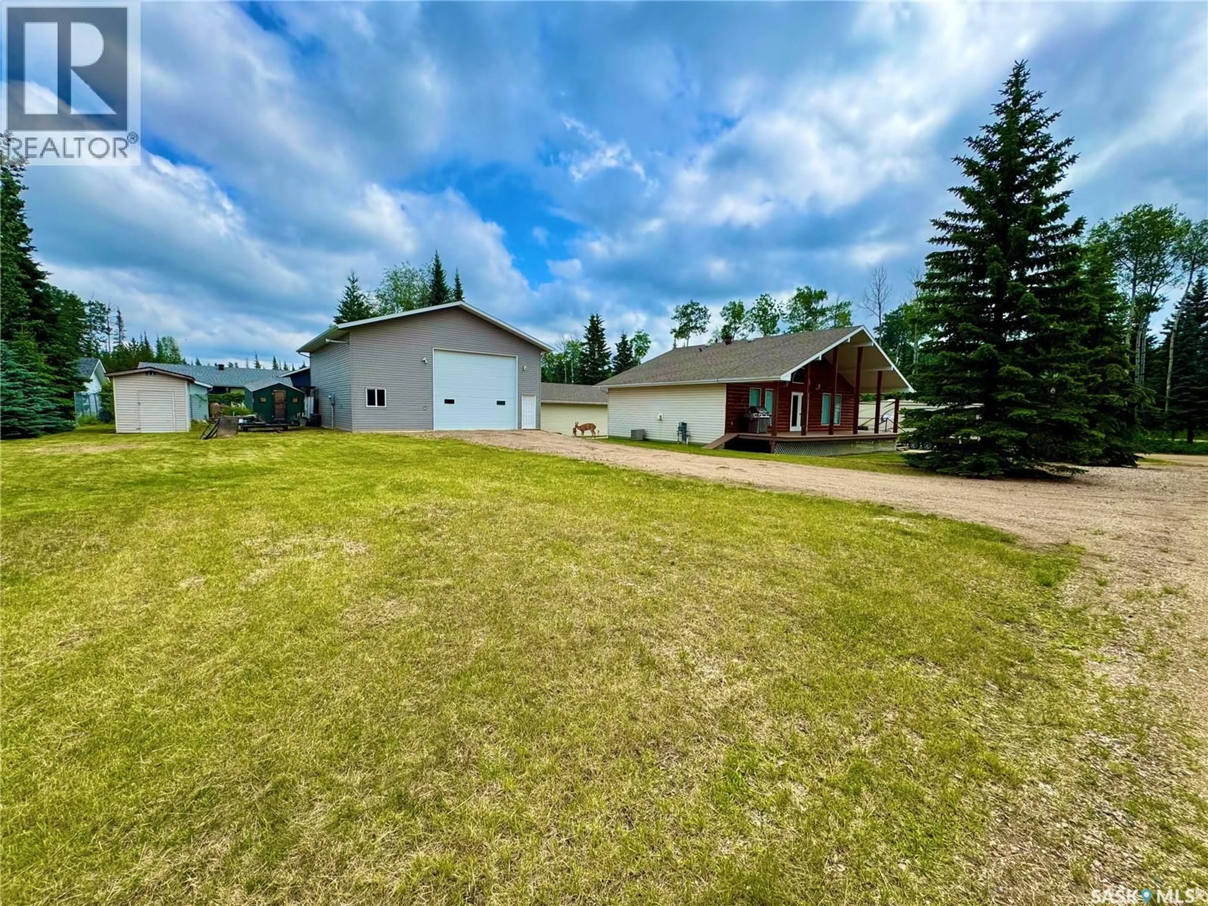 A pic from outside/outdoor area/front of a property/back of a property/a pic from drone, unknown for 2 STEEN PLACE, Candle Lake Saskatchewan S0J3E0