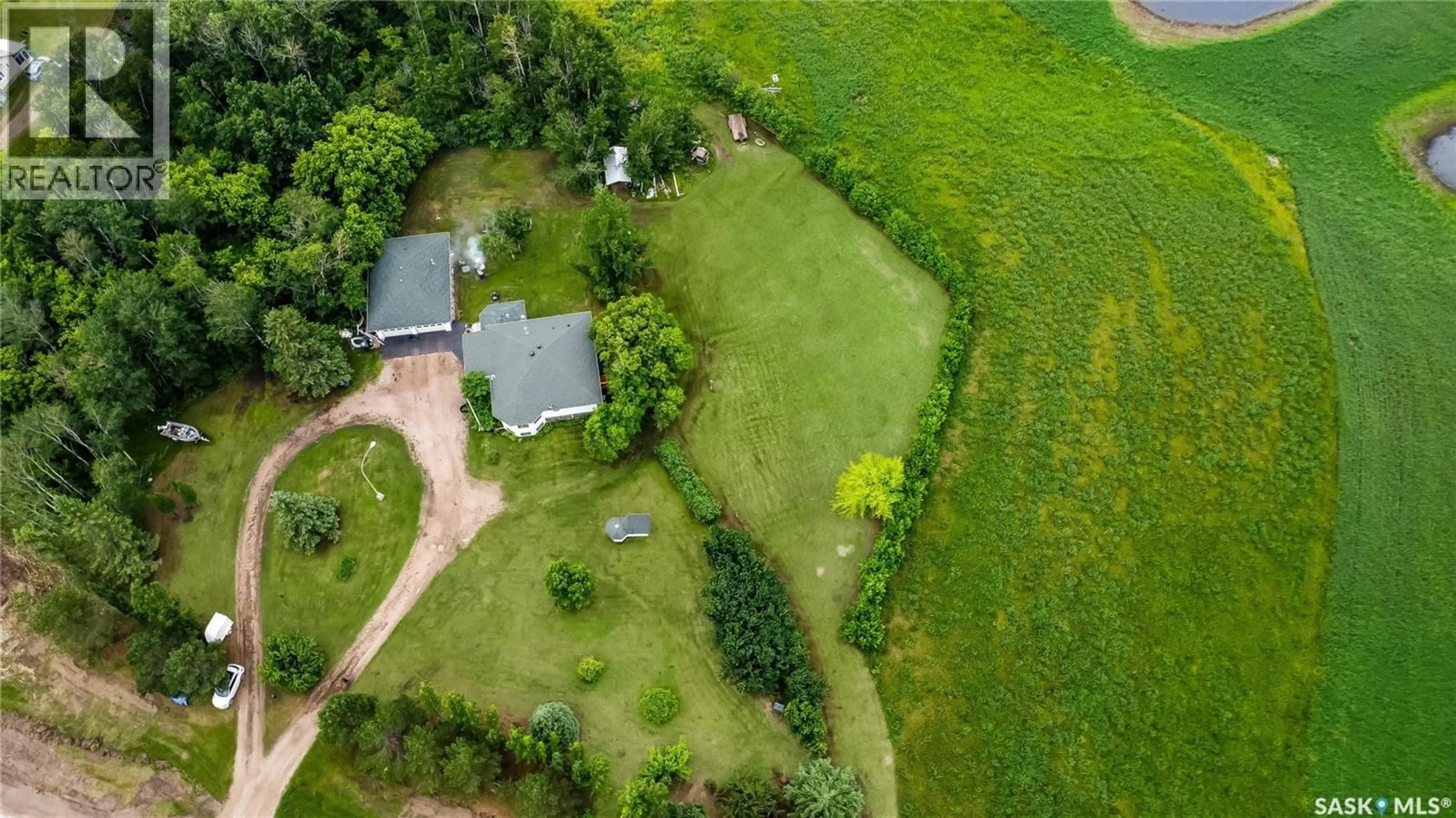 A pic from outside/outdoor area/front of a property/back of a property/a pic from drone, unknown for ISBISTER ACRES, Prince Albert Rm No. 461 Saskatchewan S6V5P8