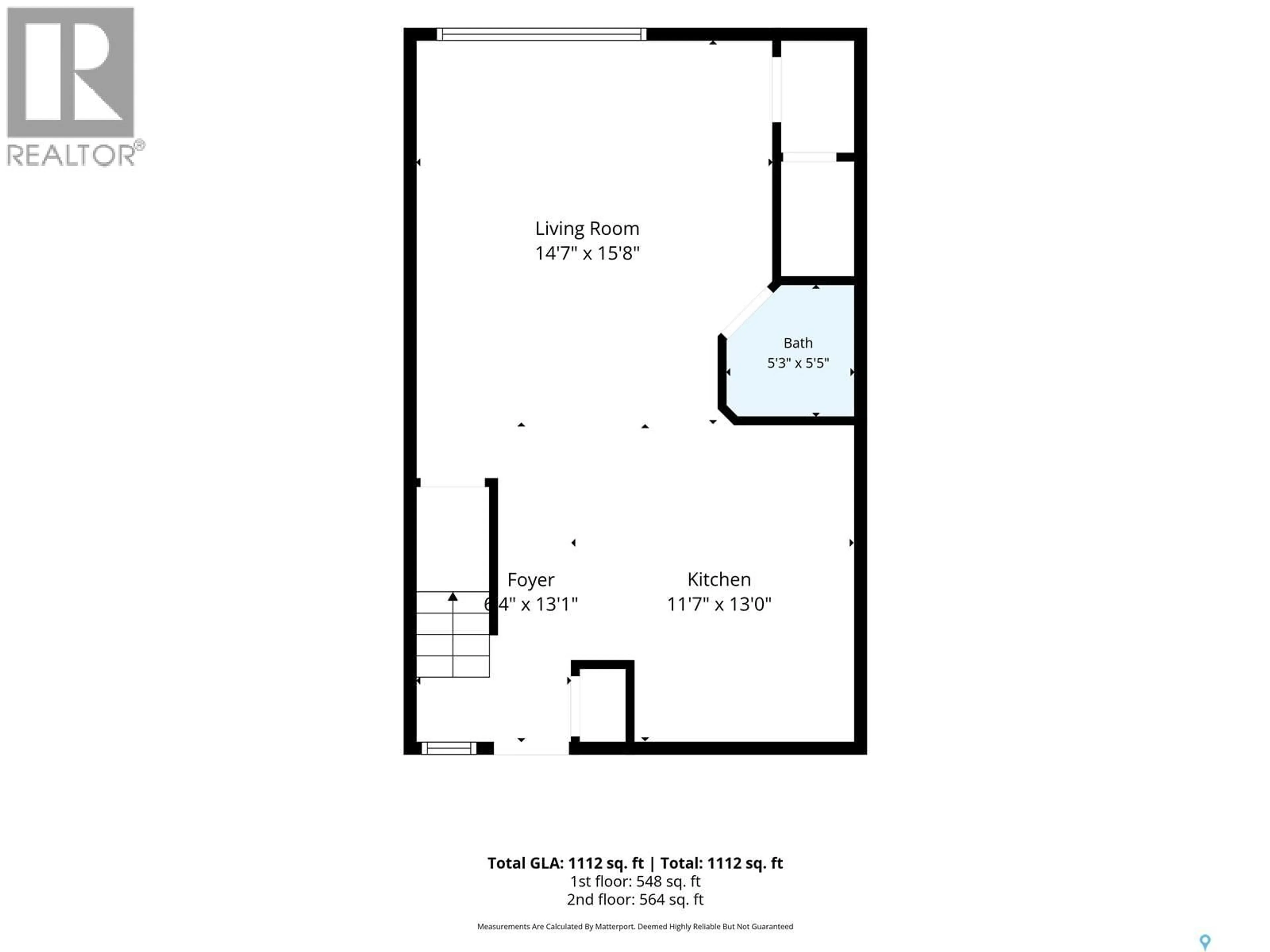 Floor plan for 715 - 403 HART ROAD, Saskatoon Saskatchewan S7M3Y7