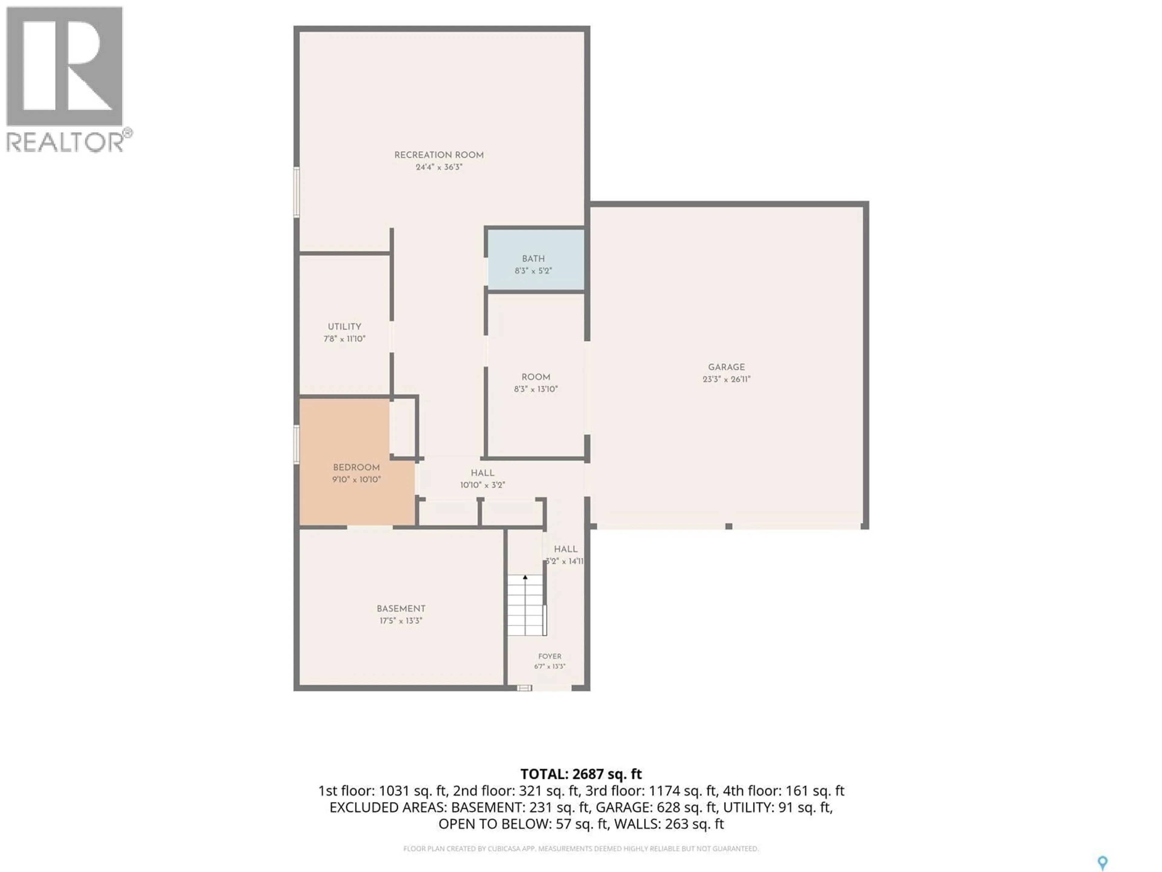 Floor plan for 270 PROSPECT CRESCENT, Lumsden Saskatchewan S0G3C0