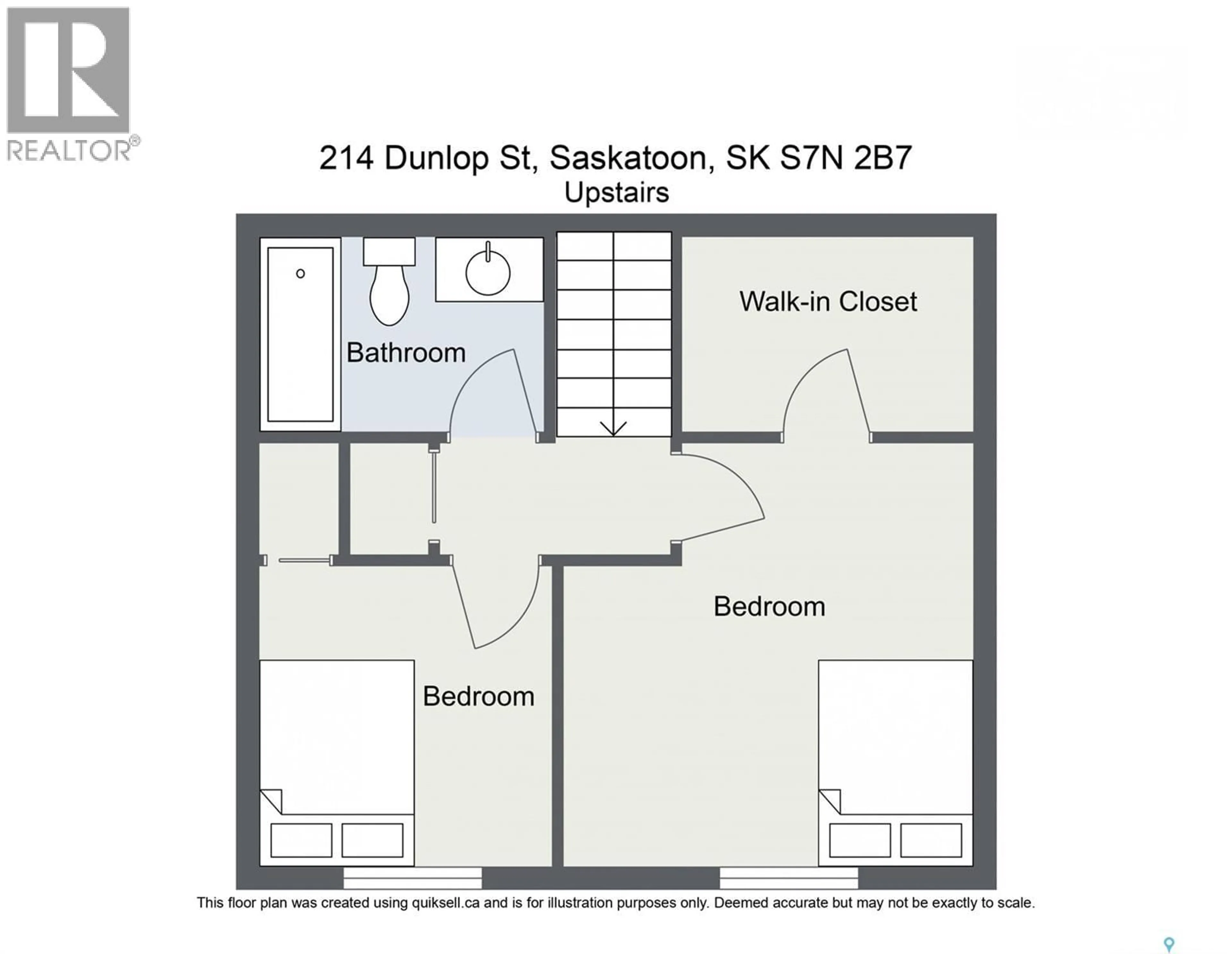 Floor plan for 214 DUNLOP STREET, Saskatoon Saskatchewan S7N2B7