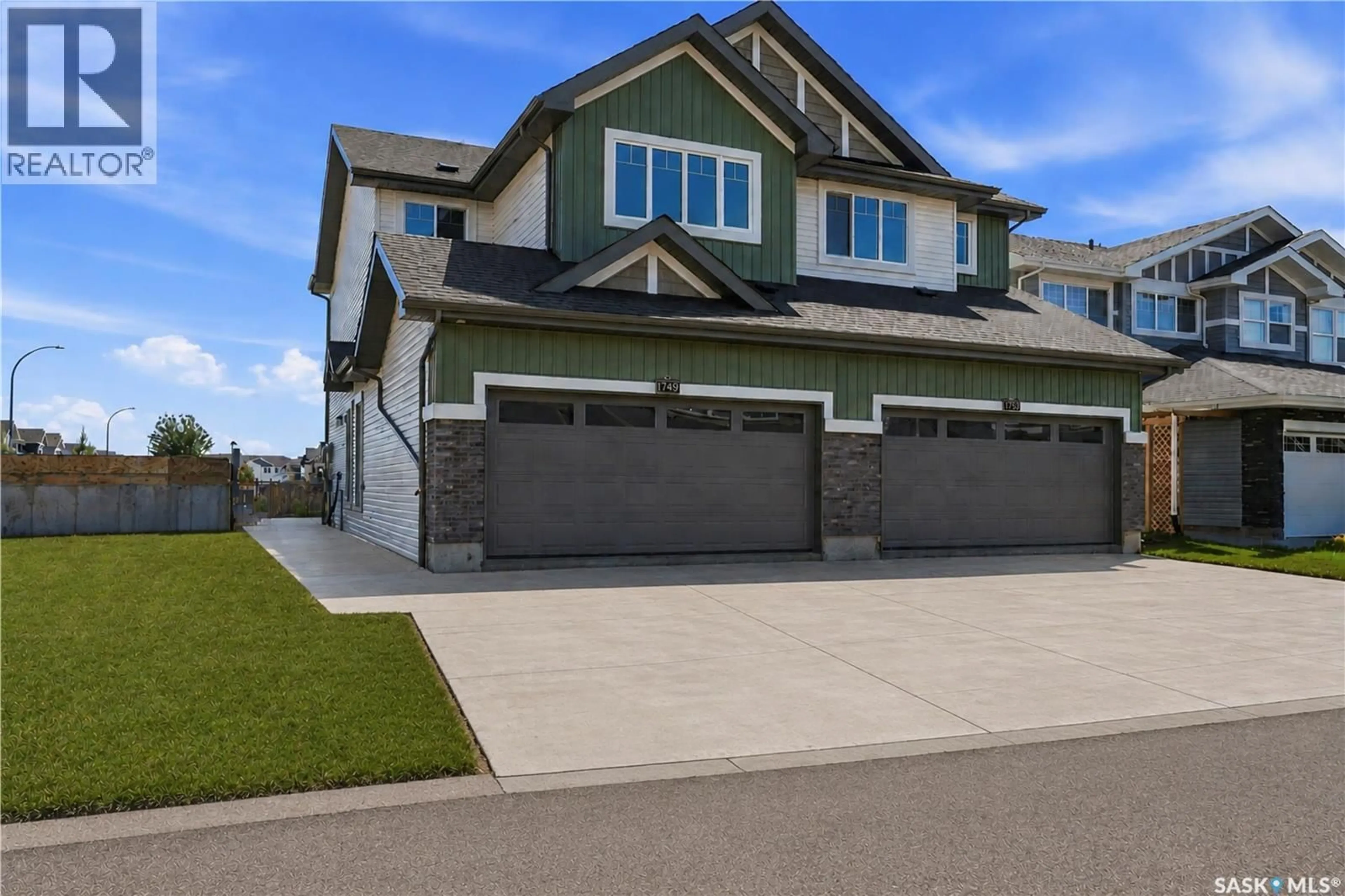 Home with vinyl exterior material, street for 1749 MUSTARD STREET, Regina Saskatchewan S4Y0G1